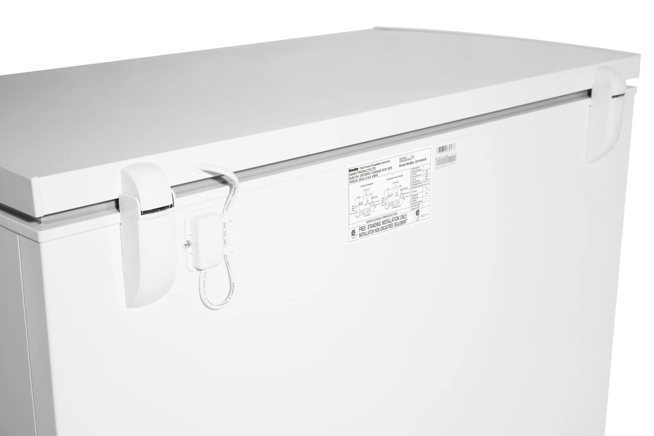 Danby DCF100A6WM Danby 10.0 Cu. Ft. Square Model Chest Freezer Doe