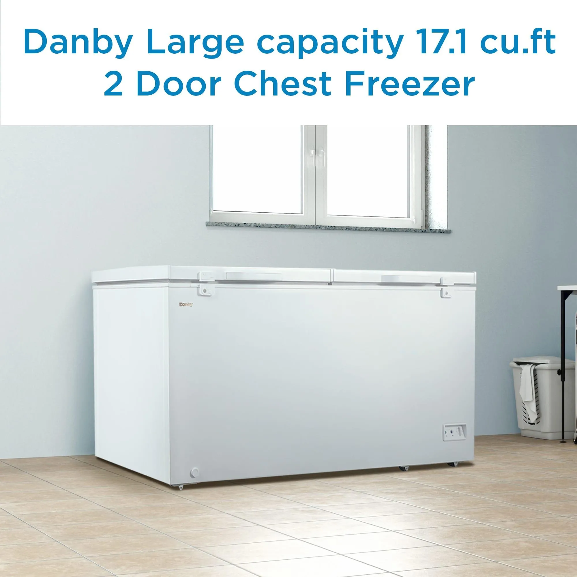 Danby DCFM171A1WDB Danby 17.1 Cu. Ft. Chest Freezer 2 Door In White