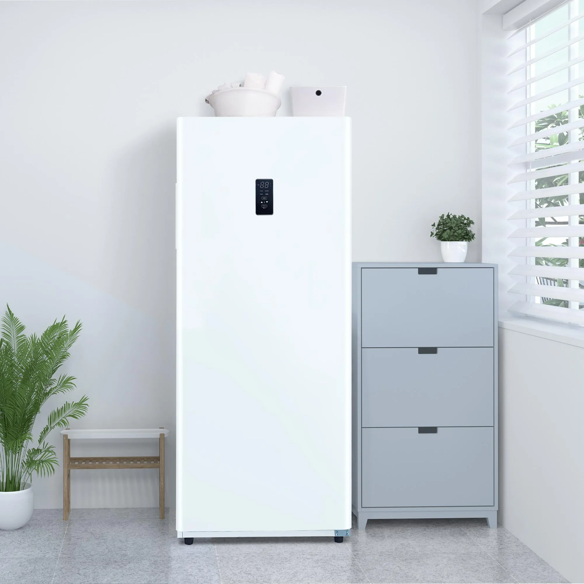 Danby DUF140A1WDB Danby 14.0 Cu. Ft .Frost Free Convertible Upright Freezer