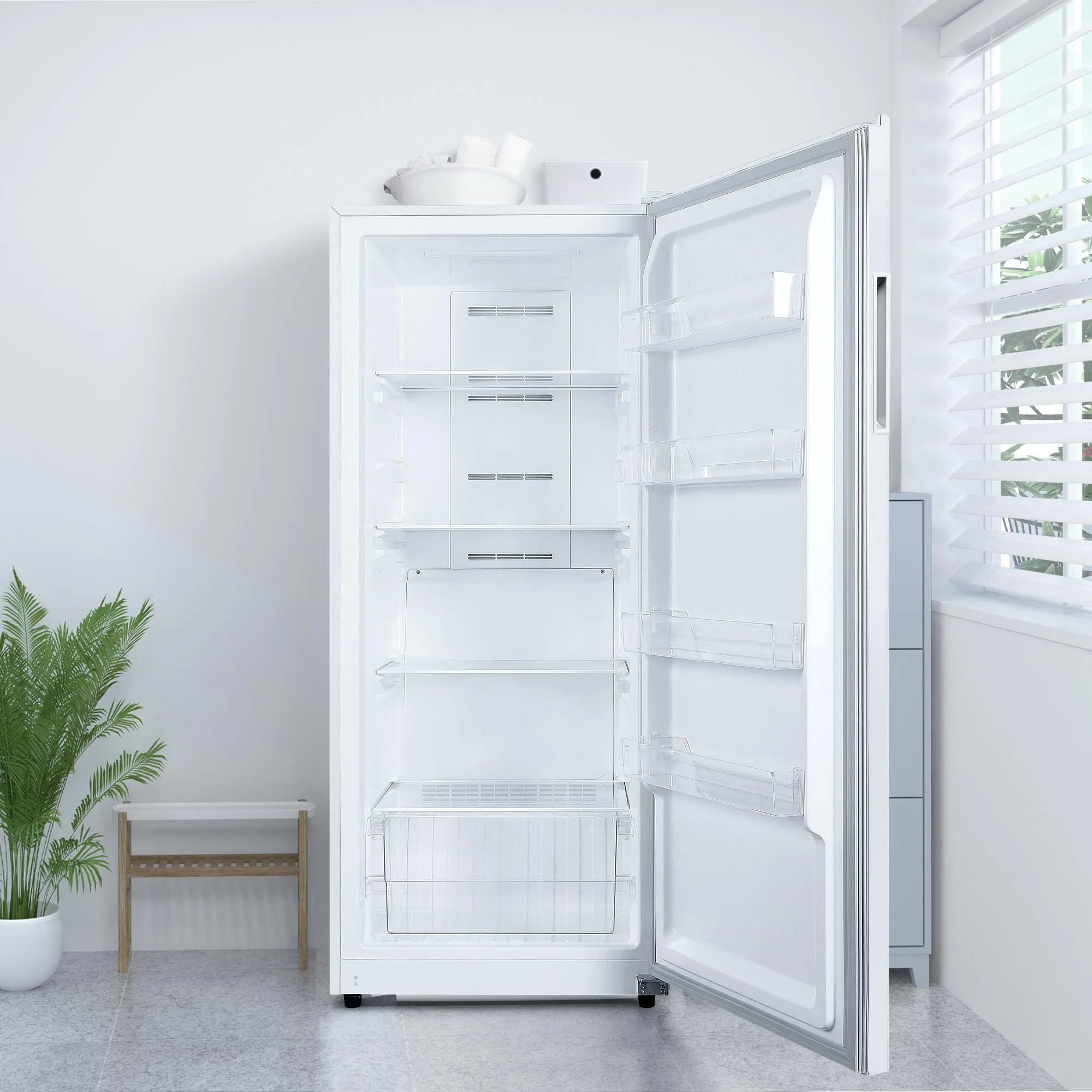Danby DUF140A1WDB Danby 14.0 Cu. Ft .Frost Free Convertible Upright Freezer