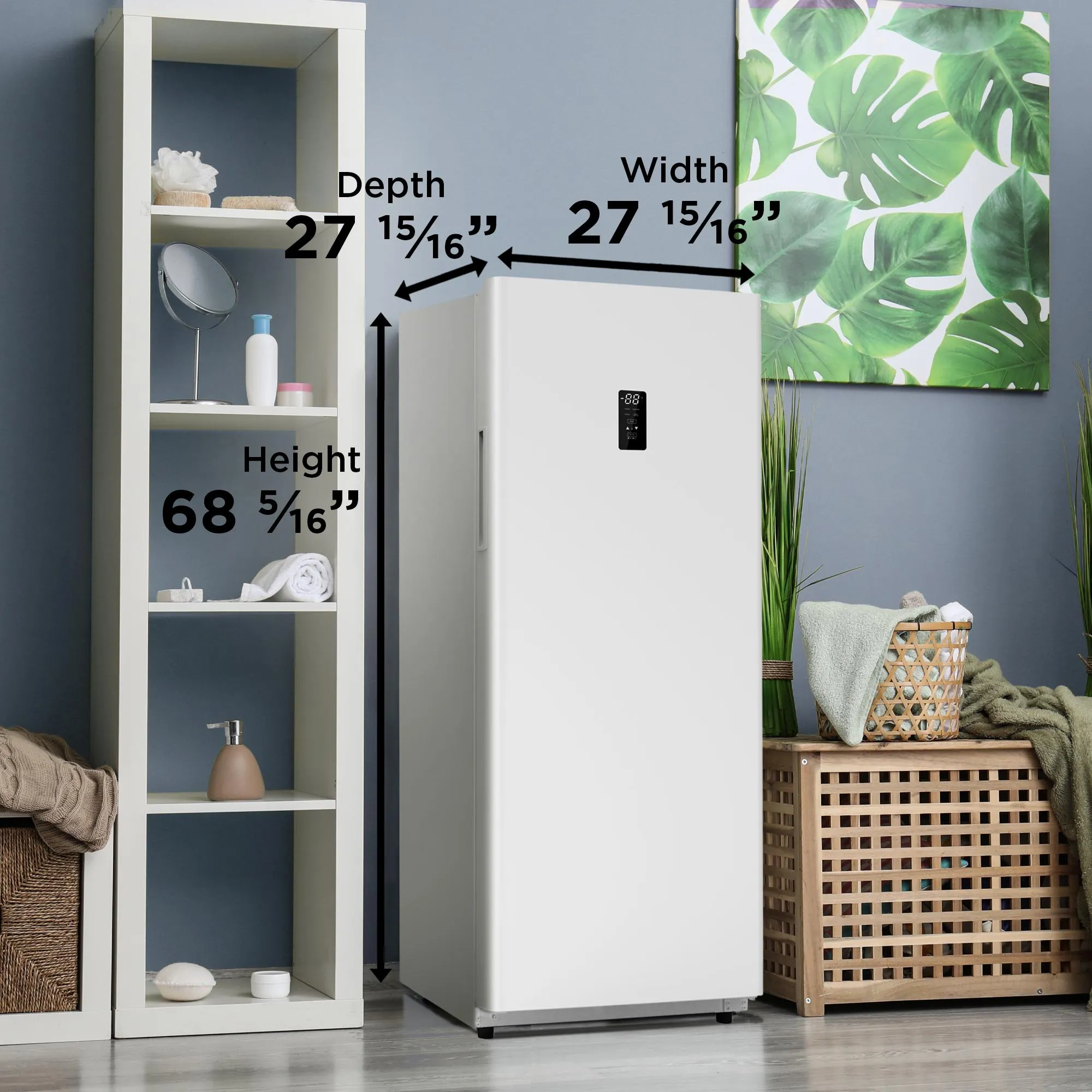 Danby DUF140A1WDB Danby 14.0 Cu. Ft .Frost Free Convertible Upright Freezer