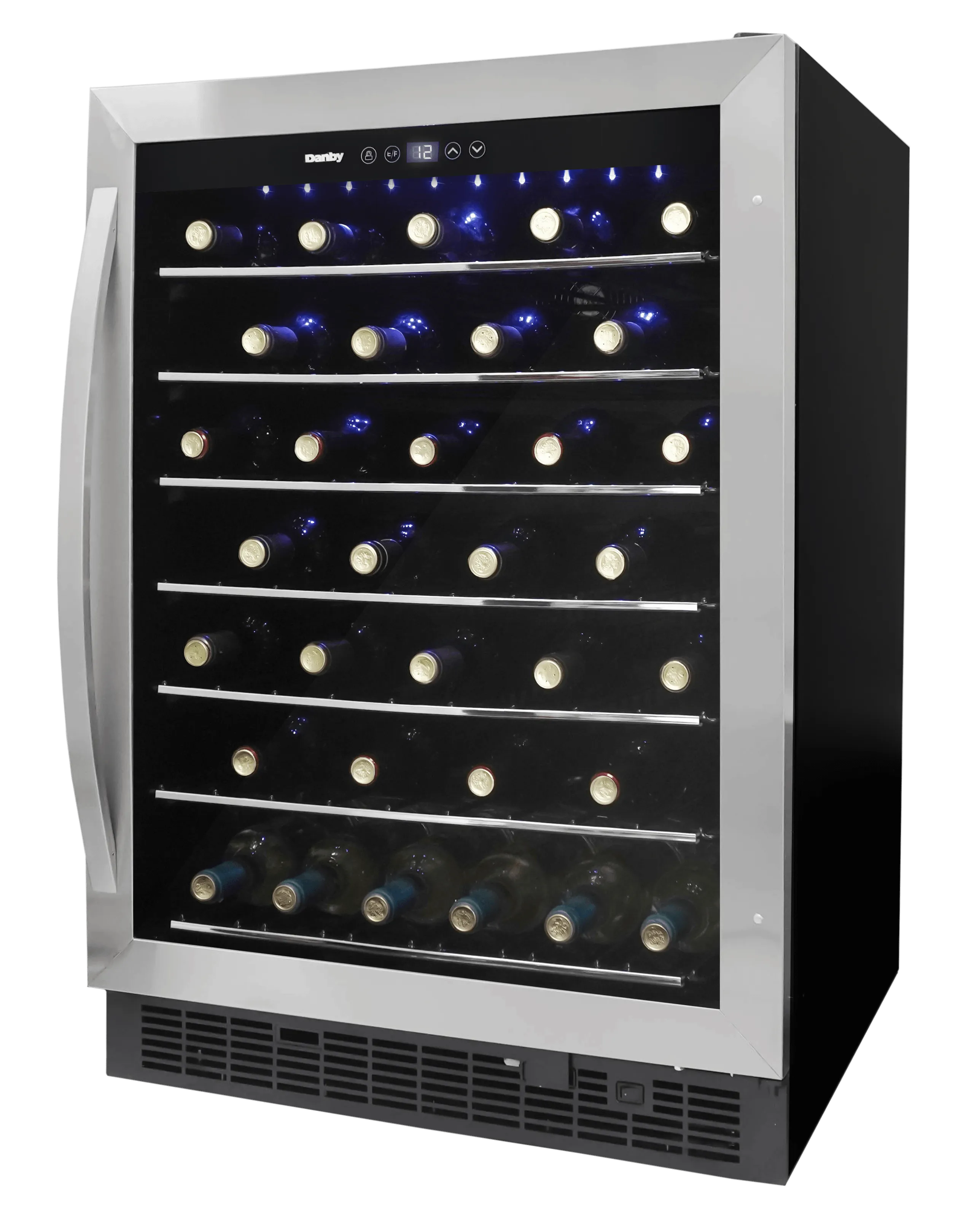 Danby DWC057A1BSS Danby 60 Bottle Built-In Wine Cooler In Stainless Steel