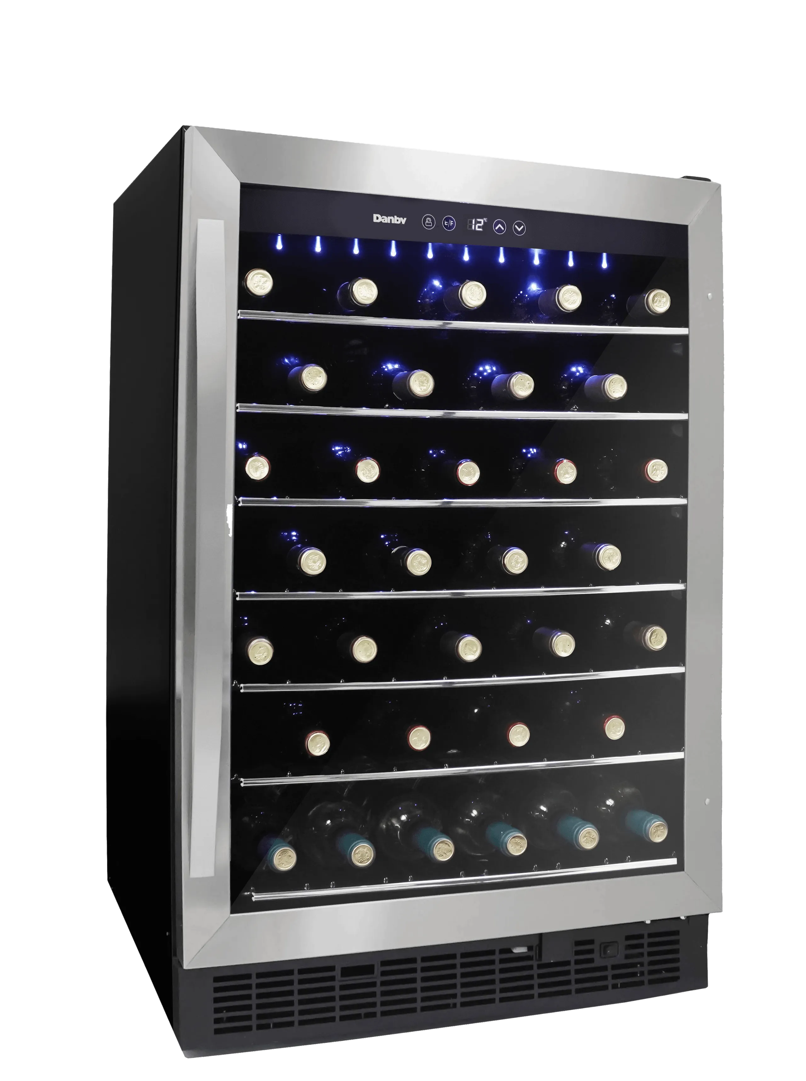Danby DWC057A1BSS Danby 60 Bottle Built-In Wine Cooler In Stainless Steel