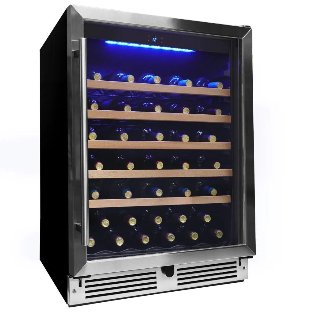 Danby DWC057D1BSS Danby 24 Under Counter Wine Cooler In Black Stainless Steel