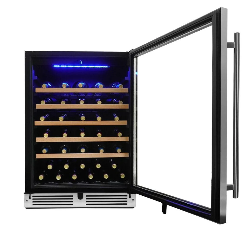 Danby DWC057D1BSS Danby 24 Under Counter Wine Cooler In Black Stainless Steel