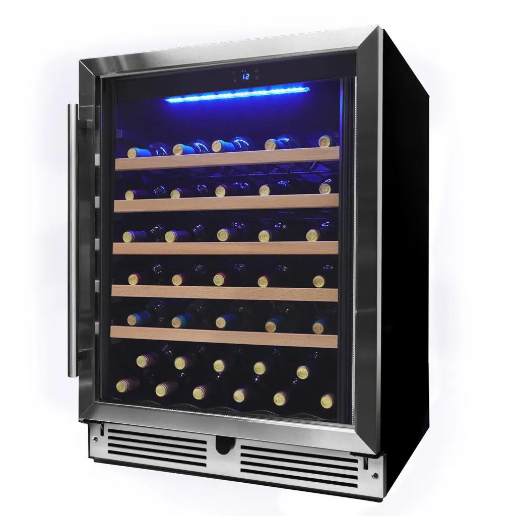 Danby DWC057D1BSS Danby 24 Under Counter Wine Cooler In Black Stainless Steel