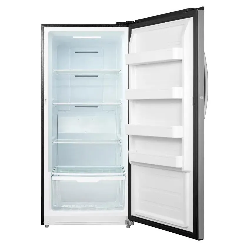 Element Appliance EUF14CECS Element 13.8 Cu. Ft. Upright Convertible Freezer / Refrigerator - Stainless Steel. Energy Star (Euf14Cecs)