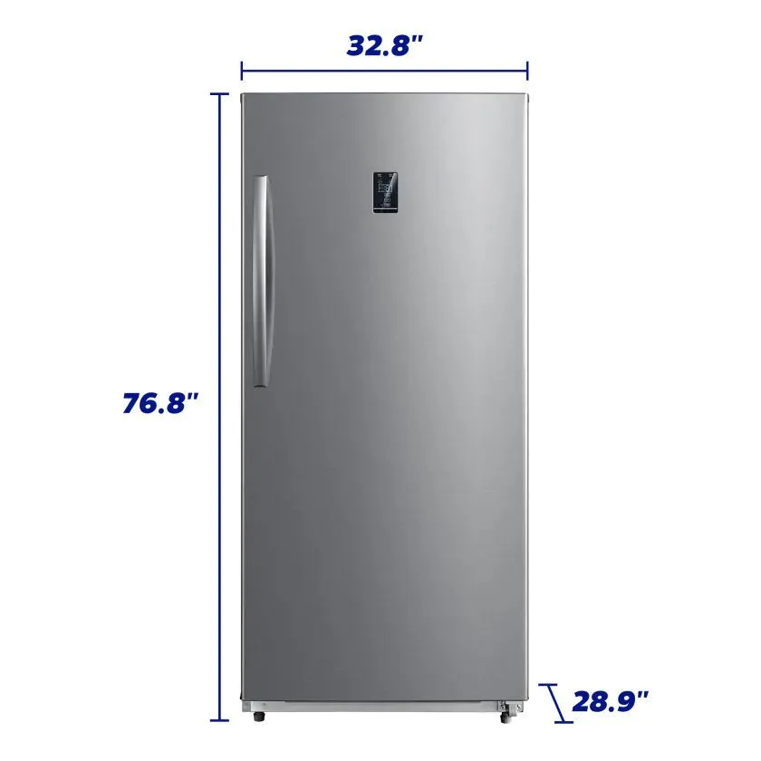 Element Appliance EUF21CECS Element 21.0 Cu. Ft. Upright Convertible Freezer / Refrigerator - Stainless Steel. Energy Star (Euf21Cecs)