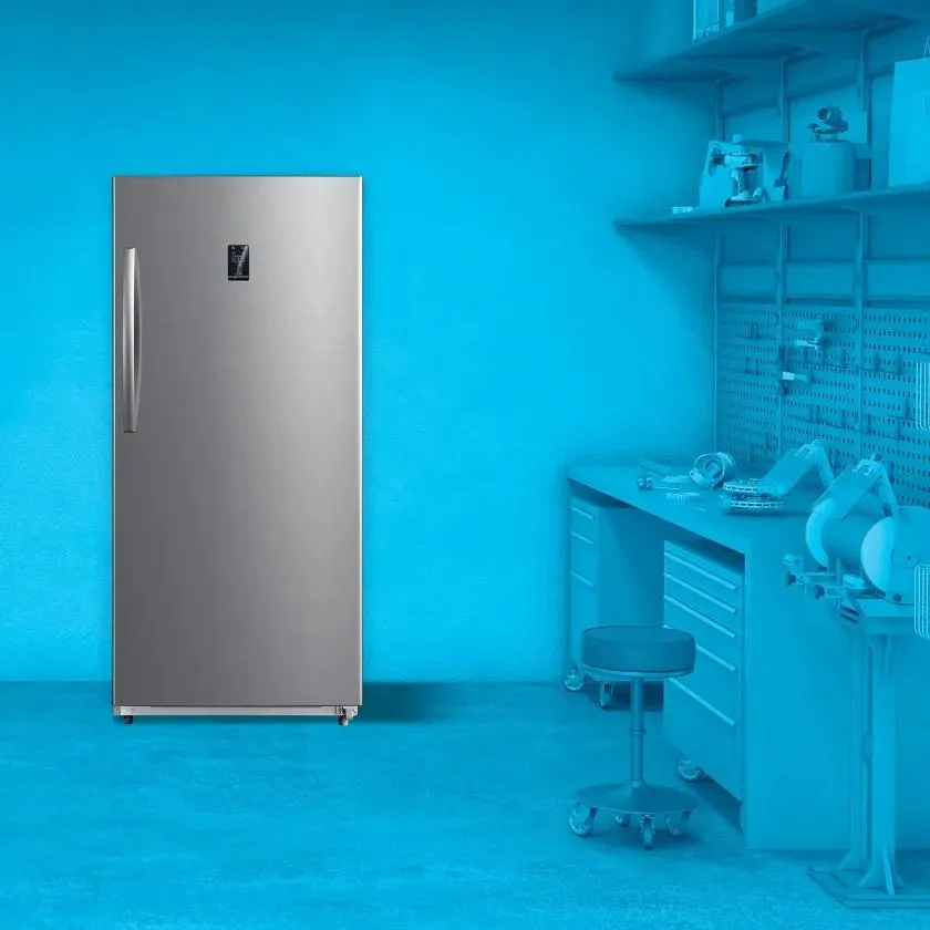 Element Appliance EUF21CECS Element 21.0 Cu. Ft. Upright Convertible Freezer / Refrigerator - Stainless Steel. Energy Star (Euf21Cecs)