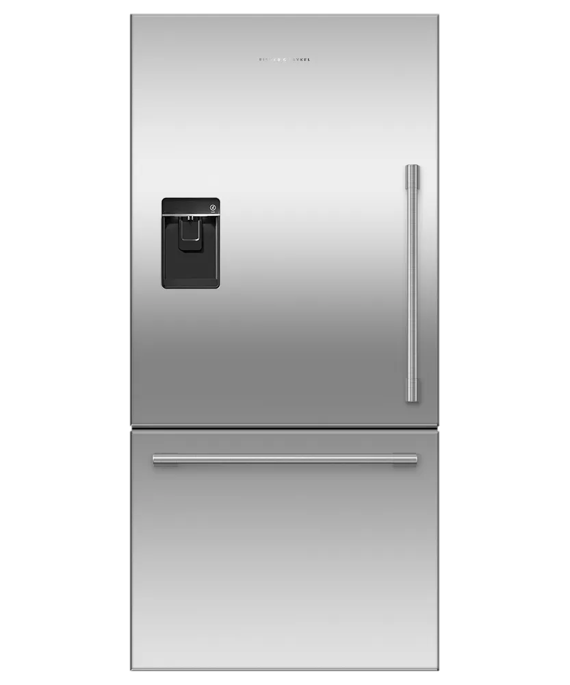 Fisher & Paykel RF170WLHUX1 Freestanding Refrigerator Freezer. 32. 17.5 Cu Ft. Ice & Water