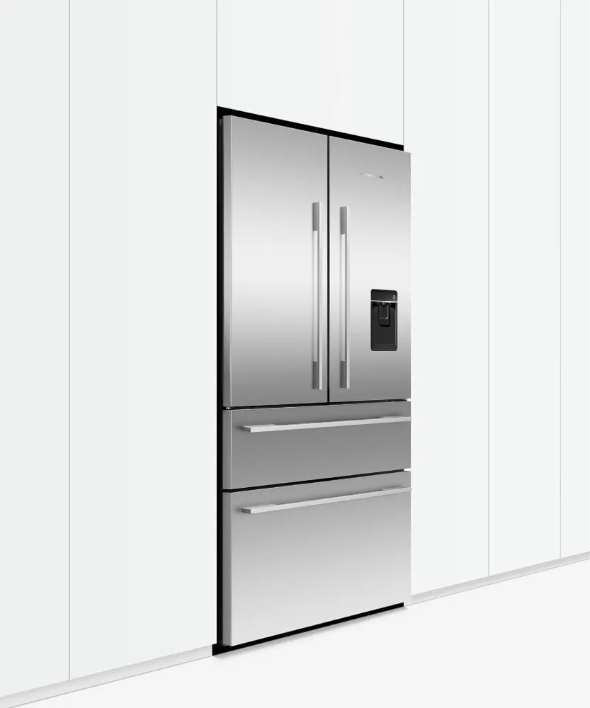 Fisher & Paykel RF172GDUX1 Freestanding French Door Refrigerator Freezer. 32. 16.9 Cu Ft. Ice & Water