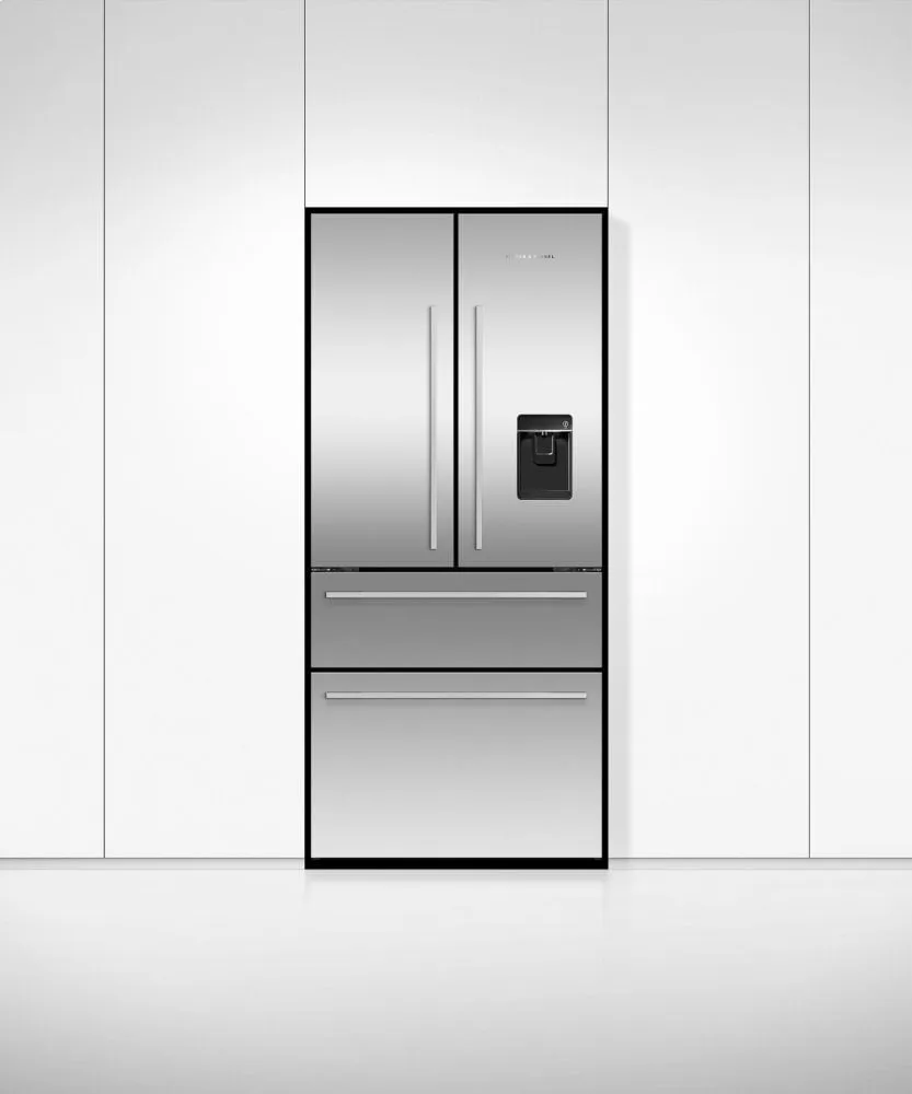 Fisher & Paykel RF172GDUX1 Freestanding French Door Refrigerator Freezer. 32. 16.9 Cu Ft. Ice & Water