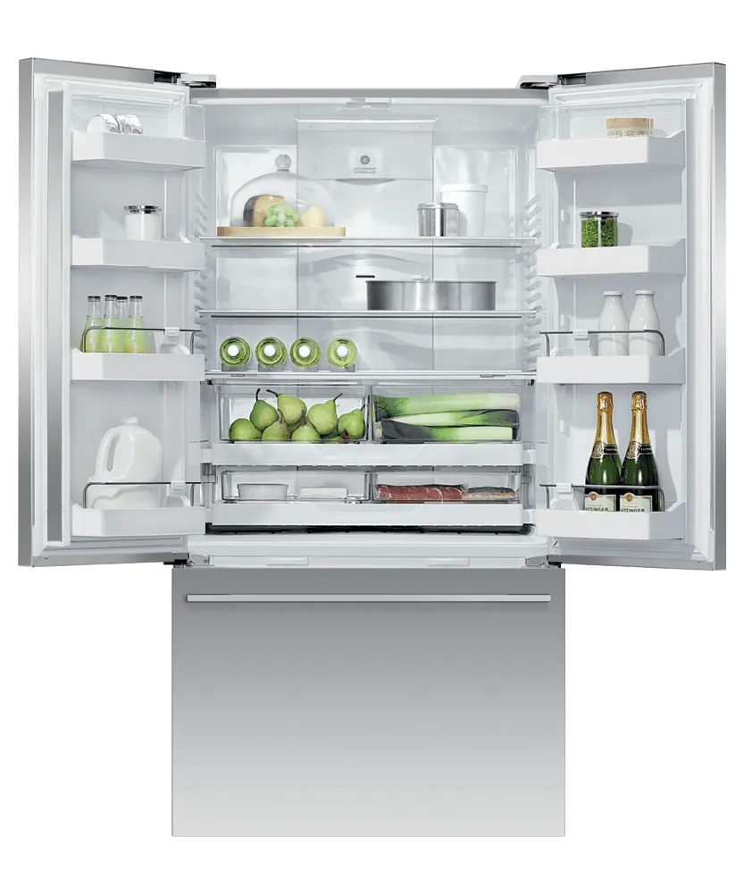 Fisher & Paykel RF201ADJSX5 Freestanding French Door Refrigerator Freezer. 36. 20.1 Cu Ft. Ice