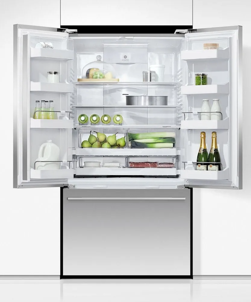 Fisher & Paykel RF201ADJSX5 Freestanding French Door Refrigerator Freezer. 36. 20.1 Cu Ft. Ice