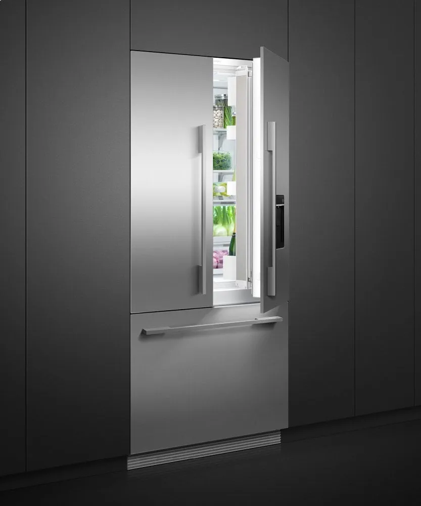 Fisher & Paykel RS32A72U1 Integrated French Door Refrigerator Freezer. 32. Ice & Water