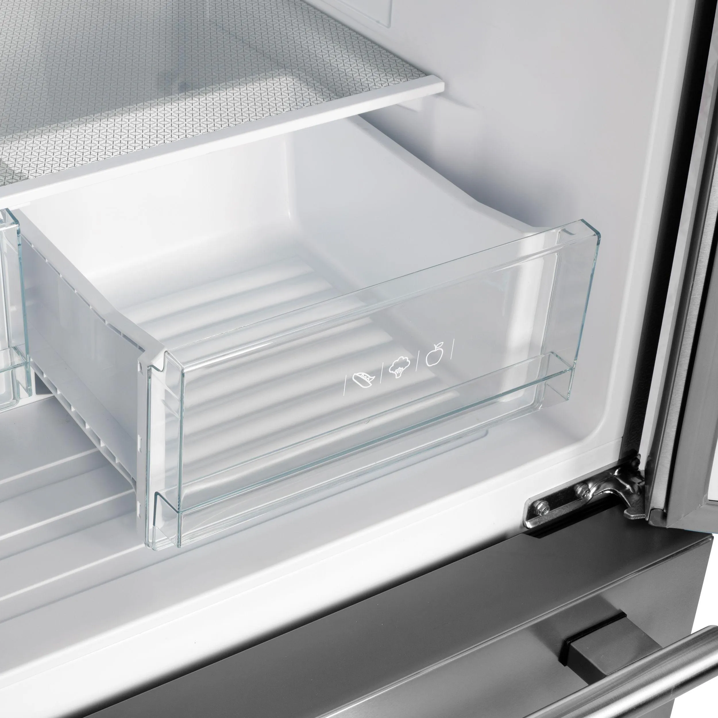 Forno FFFFD197431SB No Frost Refridgerator 31 French Door 17.5Cf. Vcm Stainless Steel With Ice Maker