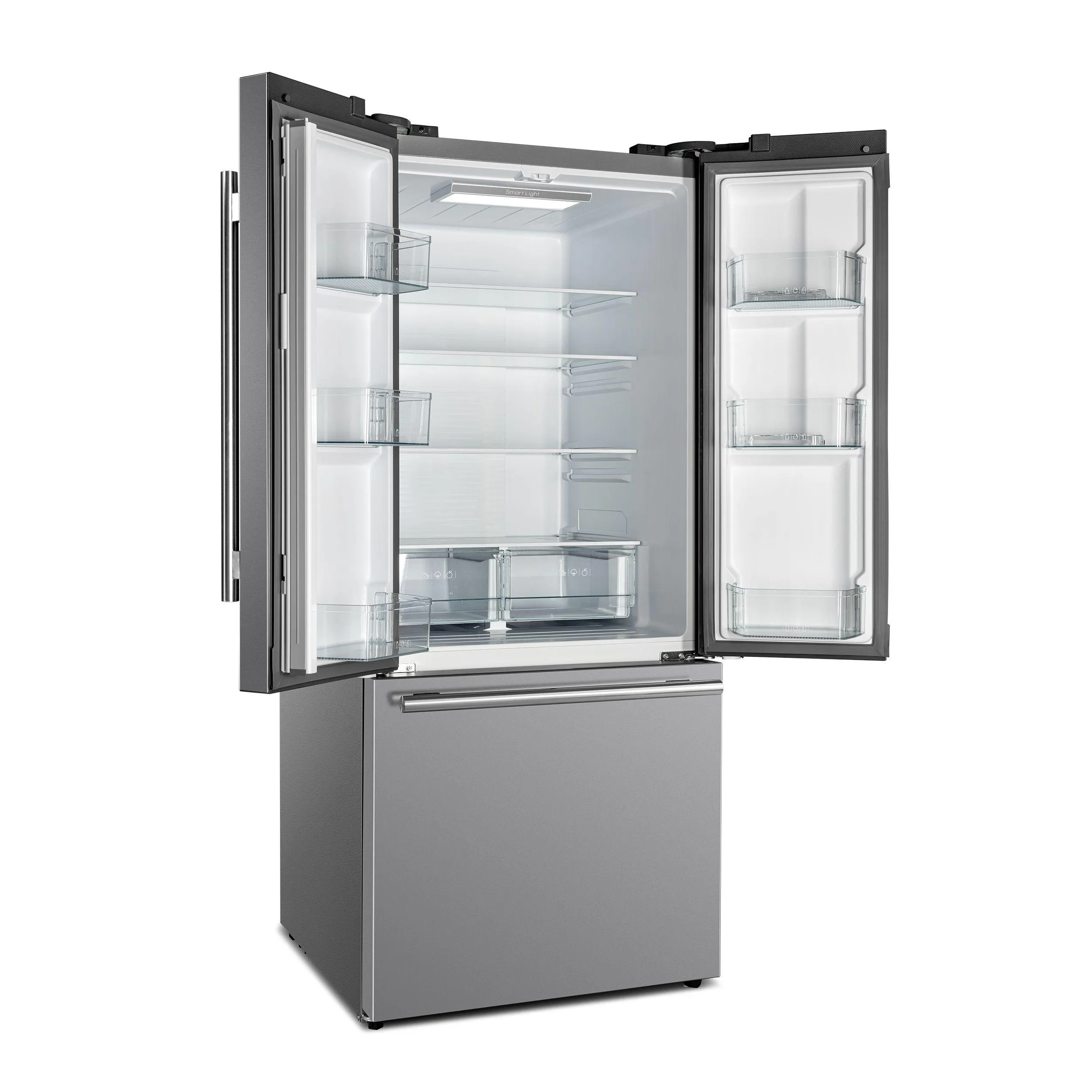 Forno FFFFD197431SB No Frost Refridgerator 31 French Door 17.5Cf. Vcm Stainless Steel With Ice Maker