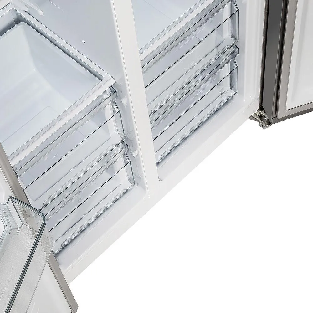 Forno FFRBI180533SB Forno Salerno 33 Side-By-Side 15.6 Cu.Ft. Stainless Steel Refrigerator