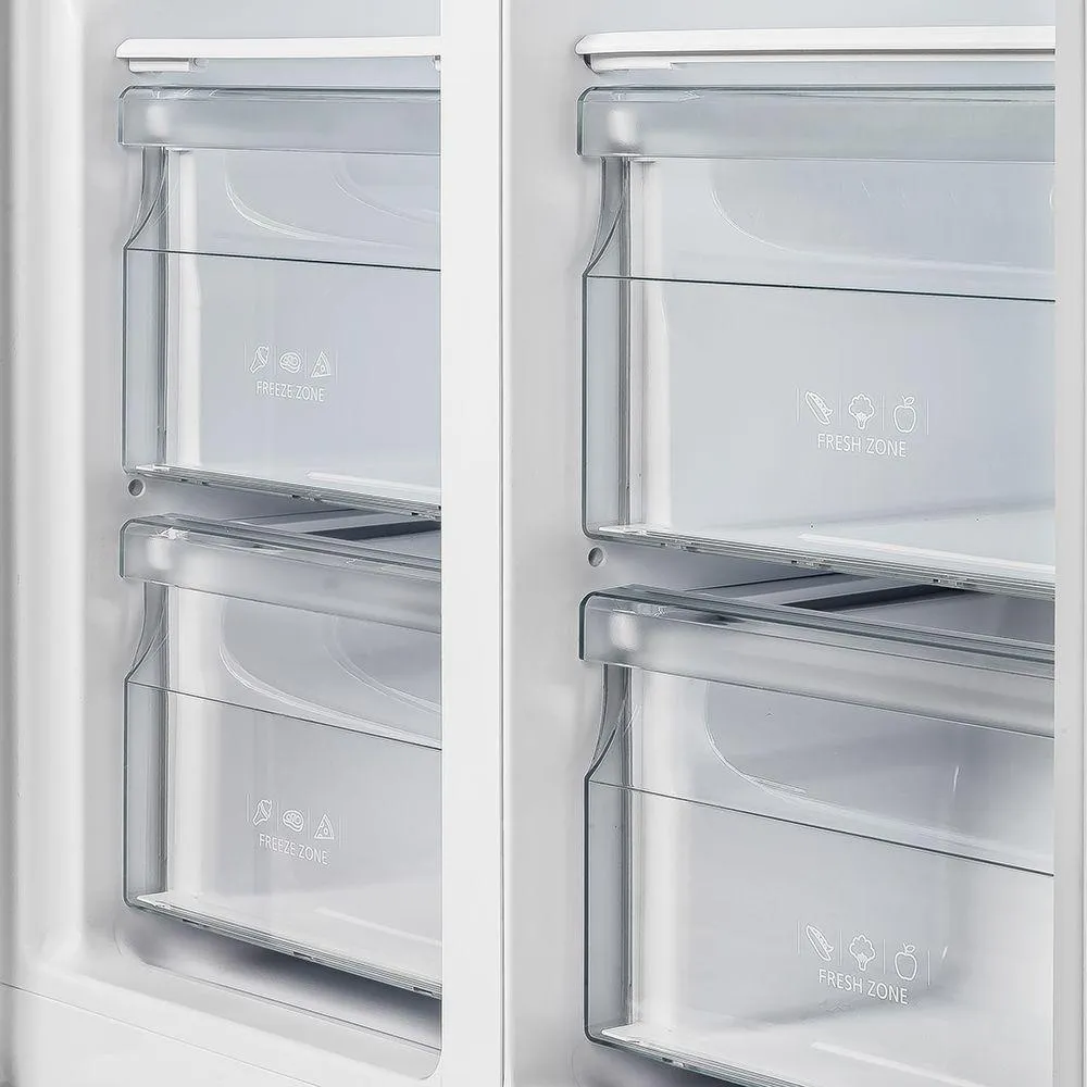 Forno FFRBI180533SB Forno Salerno 33 Side-By-Side 15.6 Cu.Ft. Stainless Steel Refrigerator