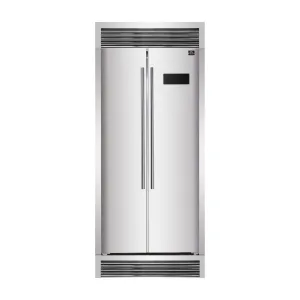 Forno FFRBI180537SG Forno Salerno 33 Side-By-Side 15.6 Cu.Ft. Stainless Steel Refrigerator With Grill Trim