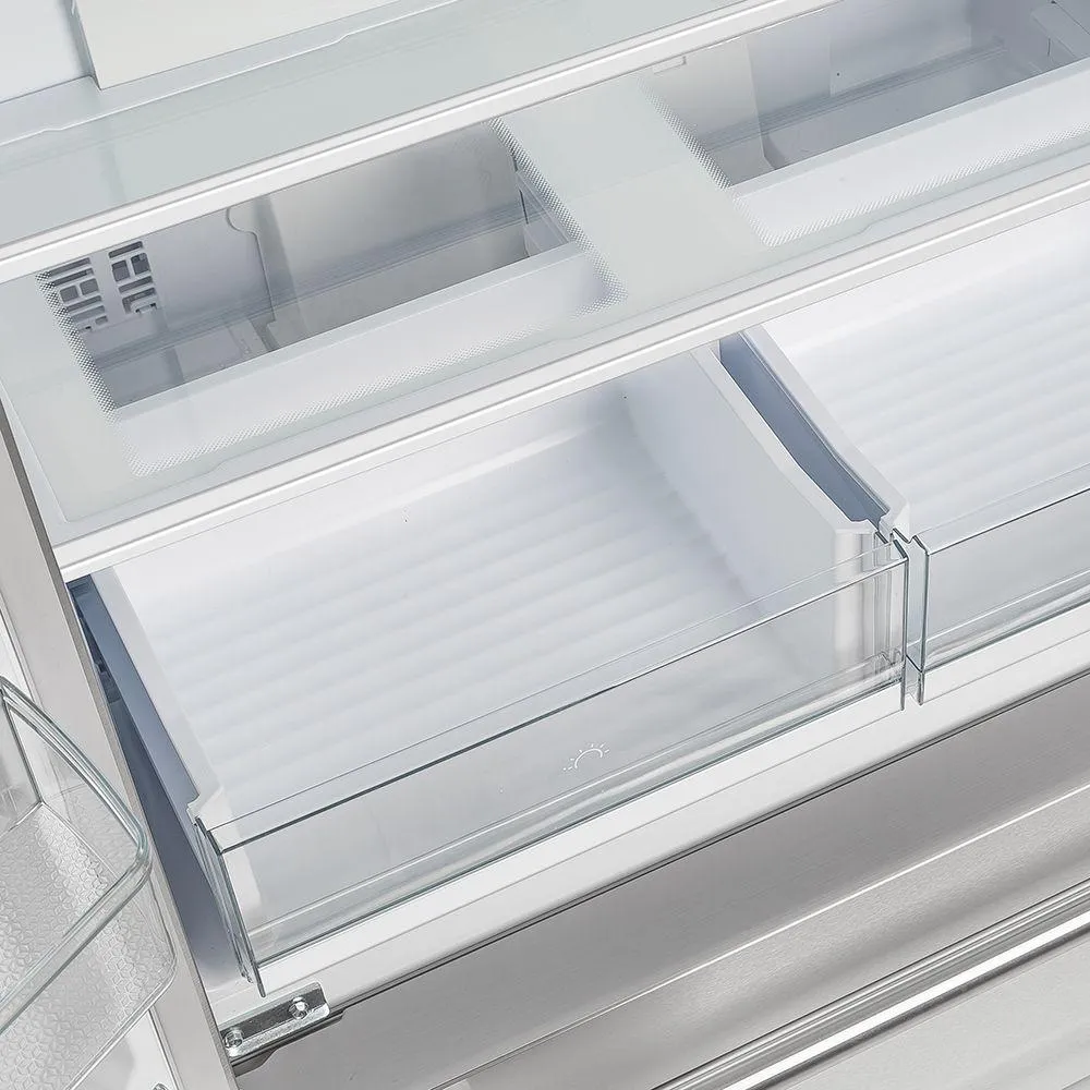 Forno FFRBI182036SB Forno Moena 36 French Door 19.2 Cu.Ft. Stainless Steel Refrigerator