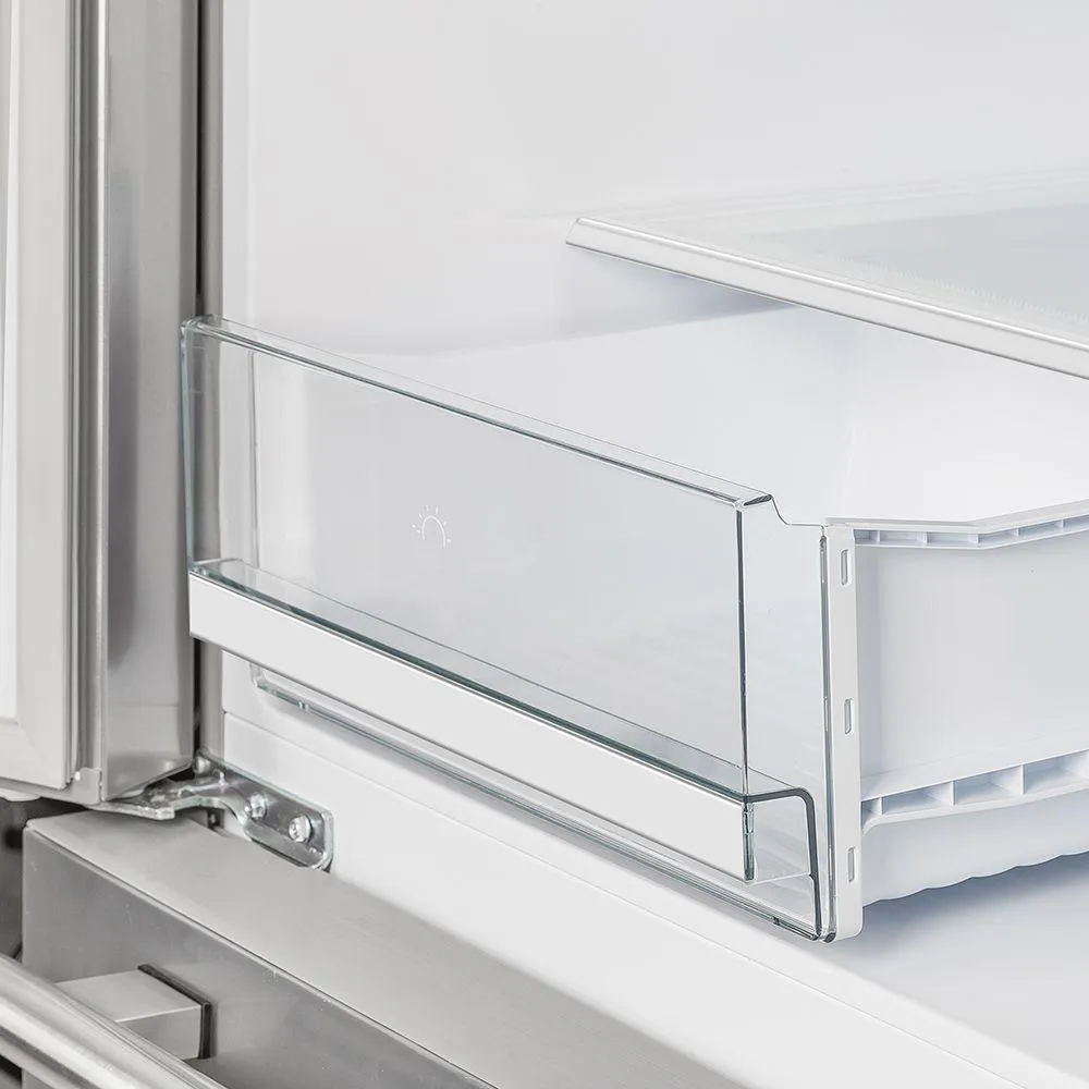 Forno FFRBI182036SB Forno Moena 36 French Door 19.2 Cu.Ft. Stainless Steel Refrigerator