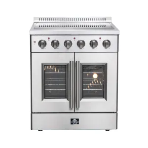 Forno FFSEL691730 Forno Galiano 30 Freestanding French Door Electric Range