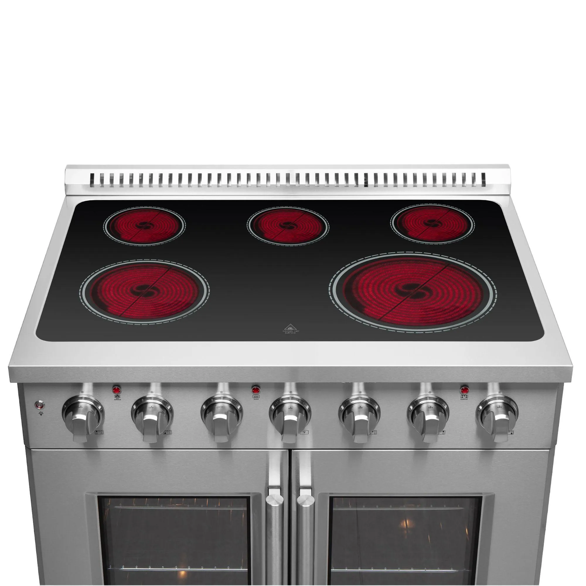 Forno FFSEL691736 Forno Galiano 36 Freestanding French Door Electric Range