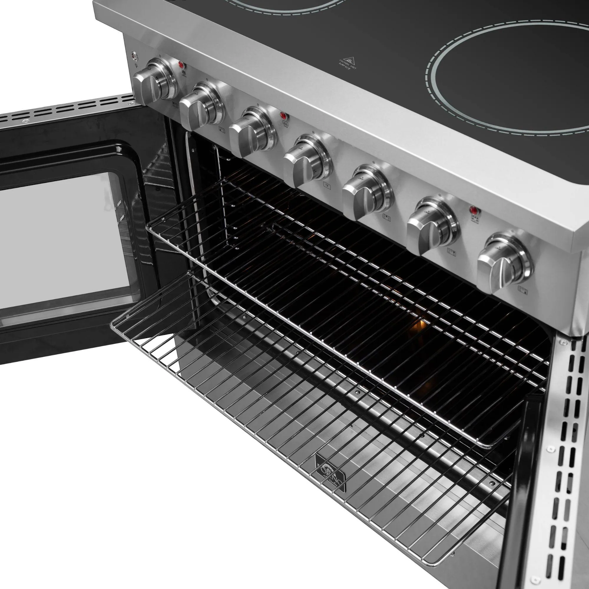 Forno FFSEL691736 Forno Galiano 36 Freestanding French Door Electric Range