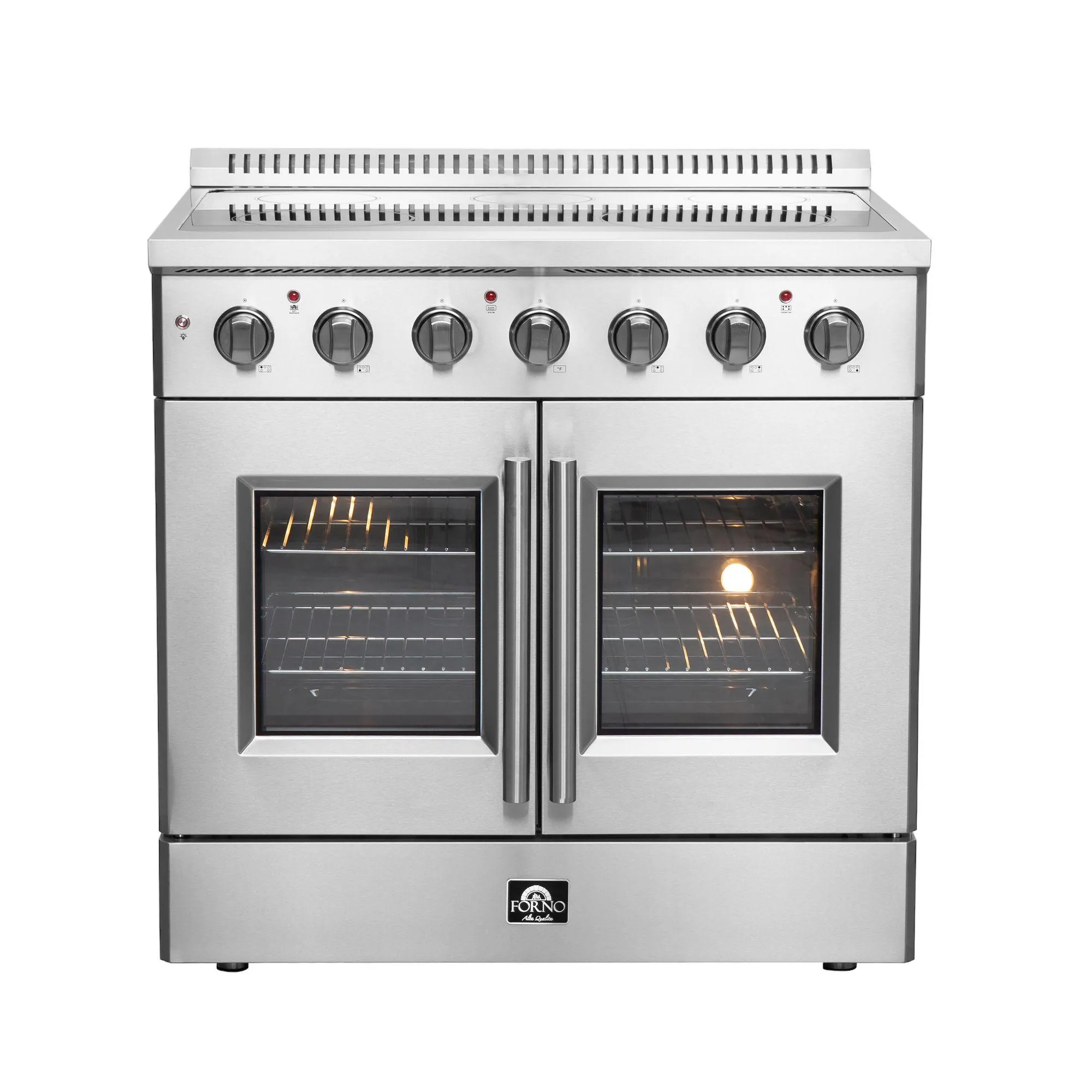 Forno FFSEL691736 Forno Galiano 36 Freestanding French Door Electric Range