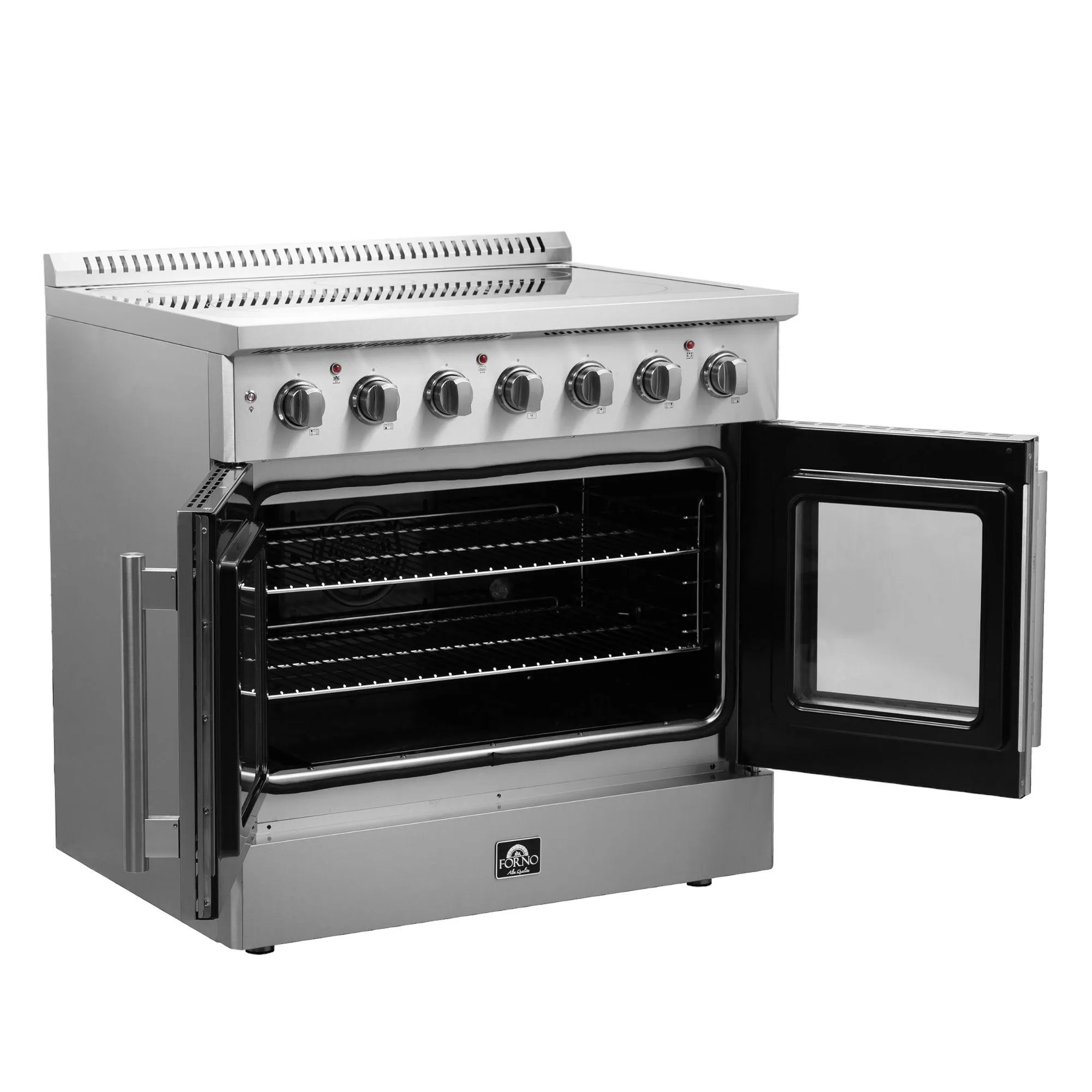 Forno FFSEL691736 Forno Galiano 36 Freestanding French Door Electric Range