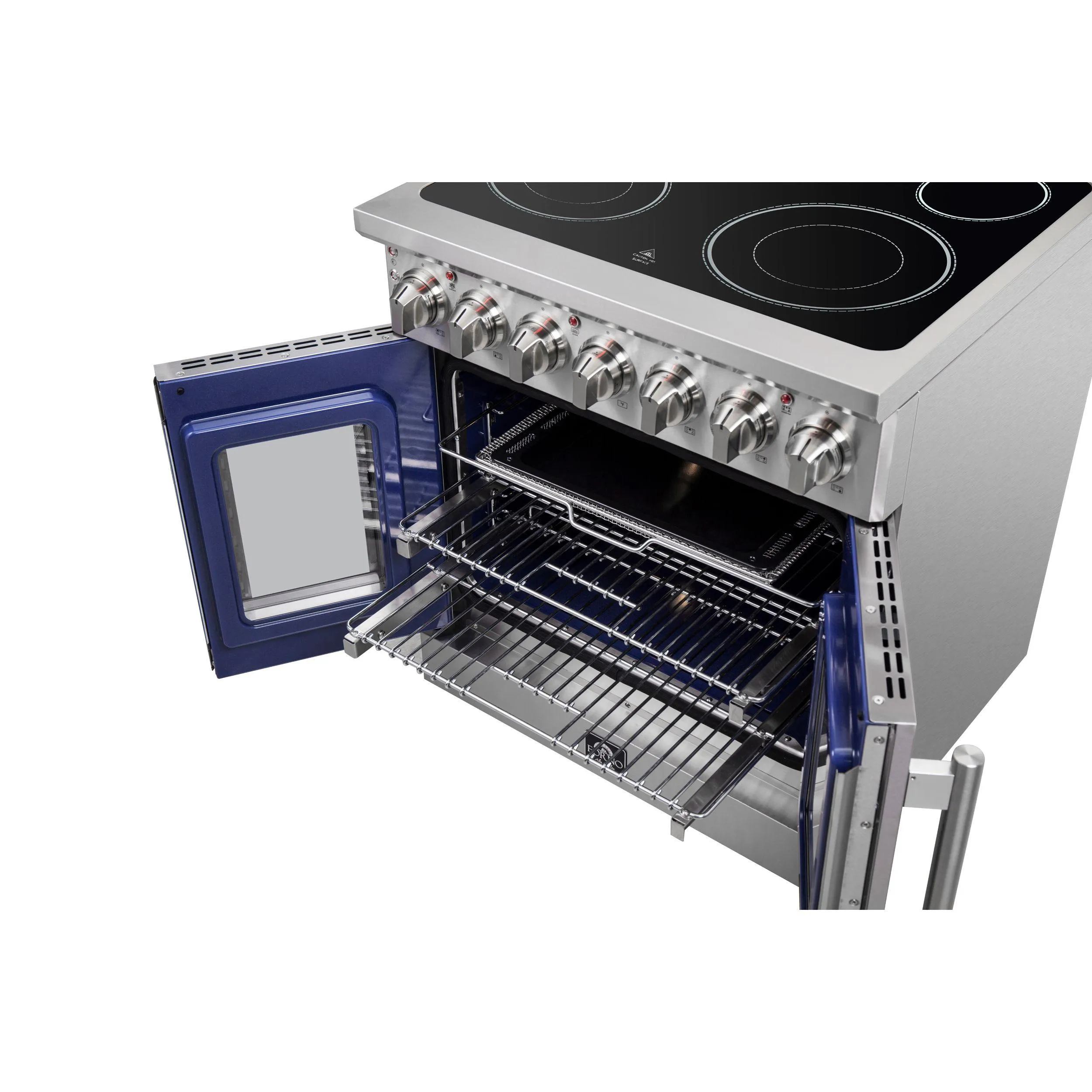 Forno FFSEL695530 Forno Massimo 30 Freestanding French Door Electric Range