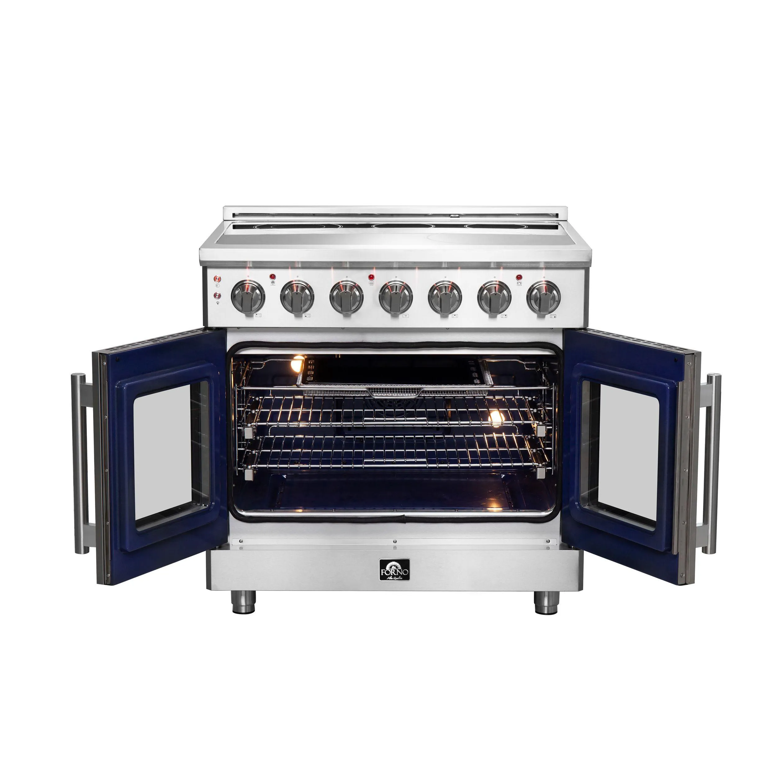 Forno FFSEL695536 Forno Massimo 36 Freestanding French Door Electric Range