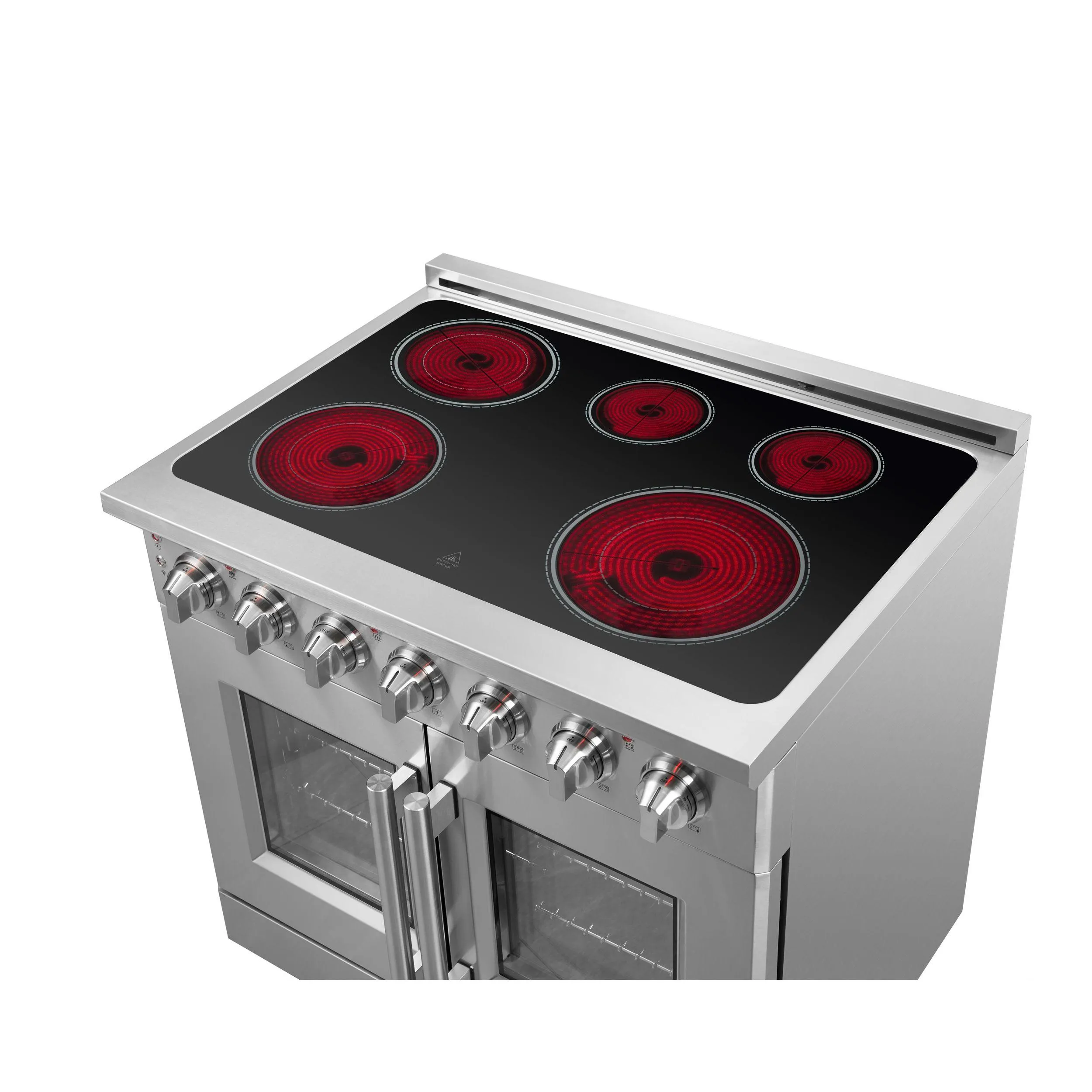 Forno FFSEL695536 Forno Massimo 36 Freestanding French Door Electric Range