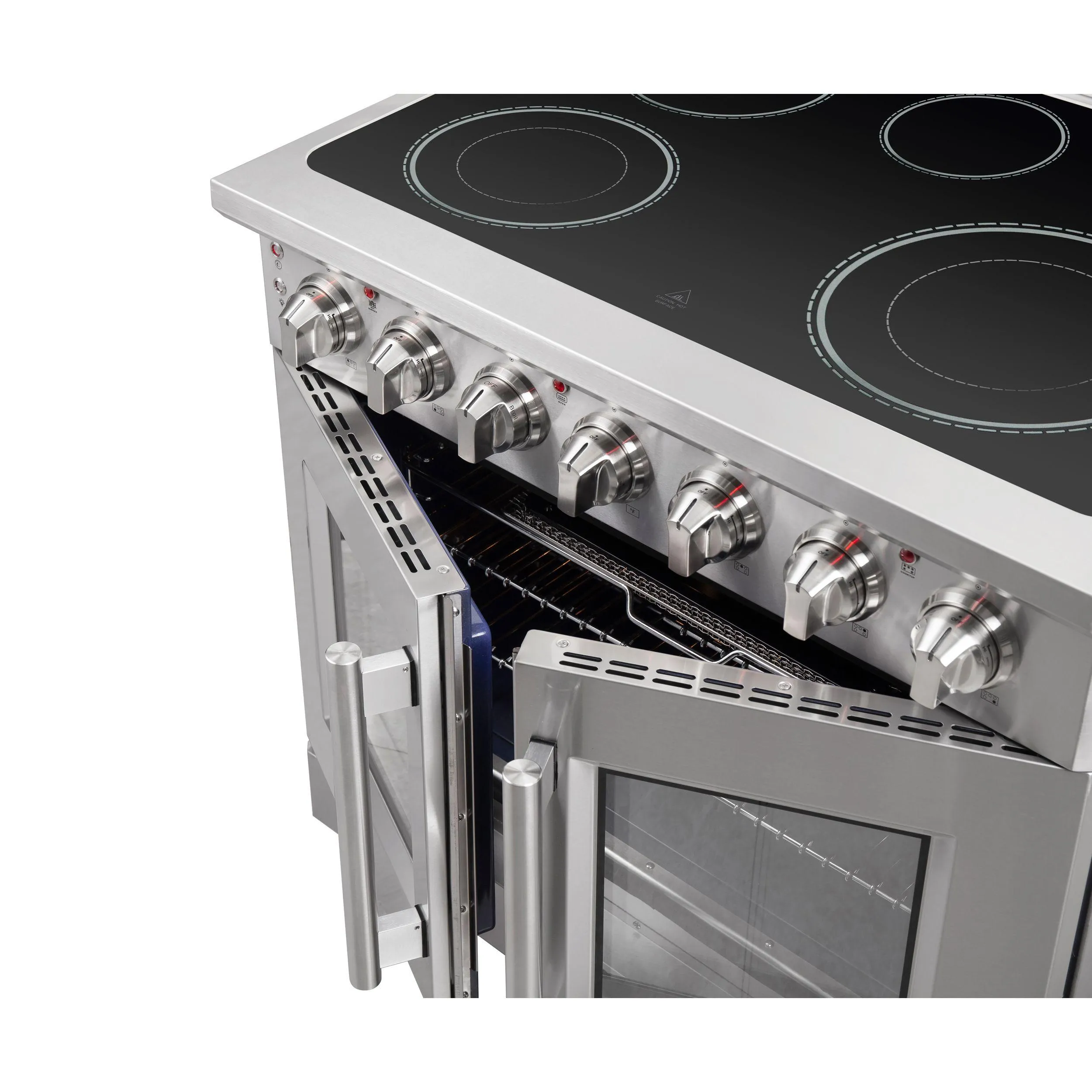 Forno FFSEL695536 Forno Massimo 36 Freestanding French Door Electric Range