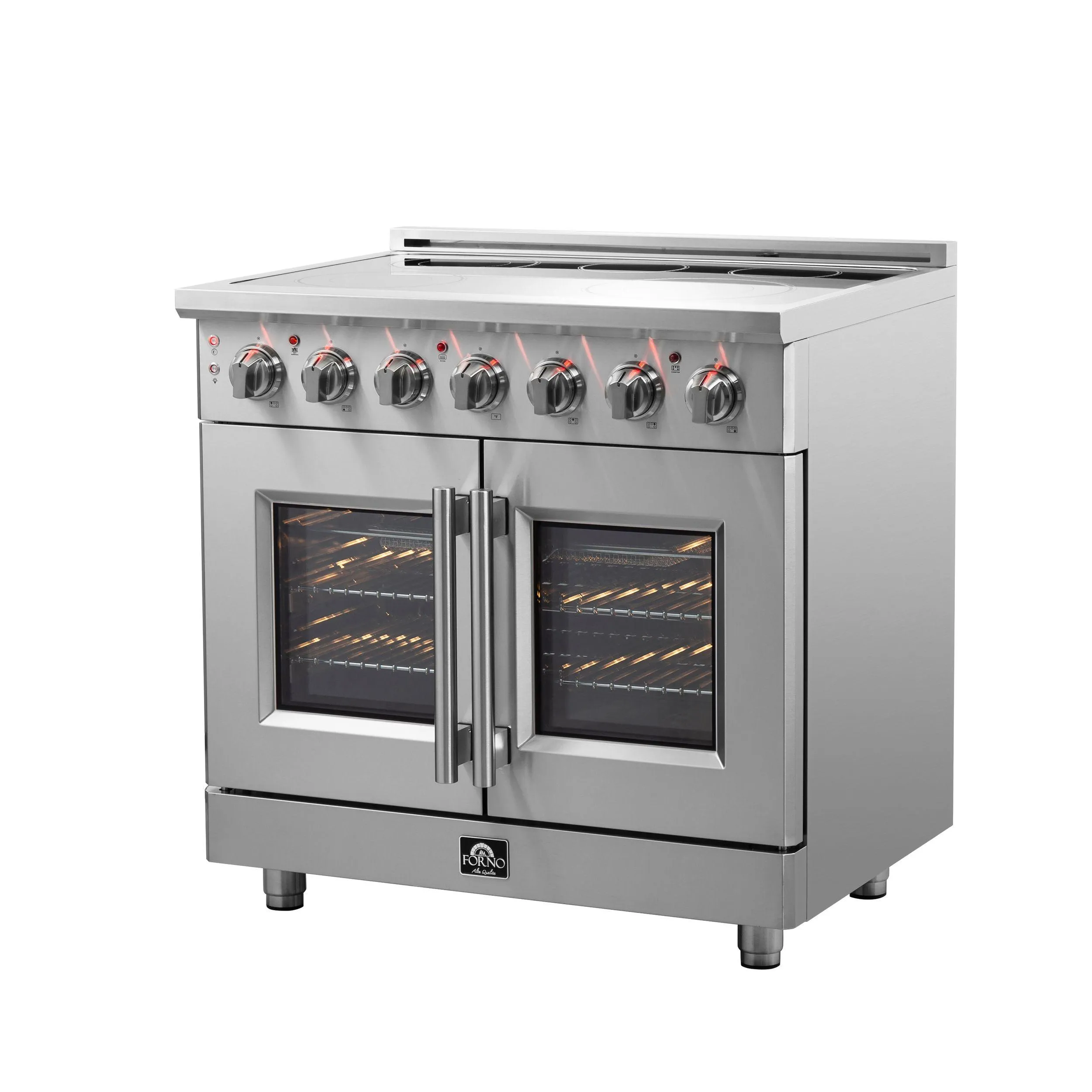 Forno FFSEL695536 Forno Massimo 36 Freestanding French Door Electric Range