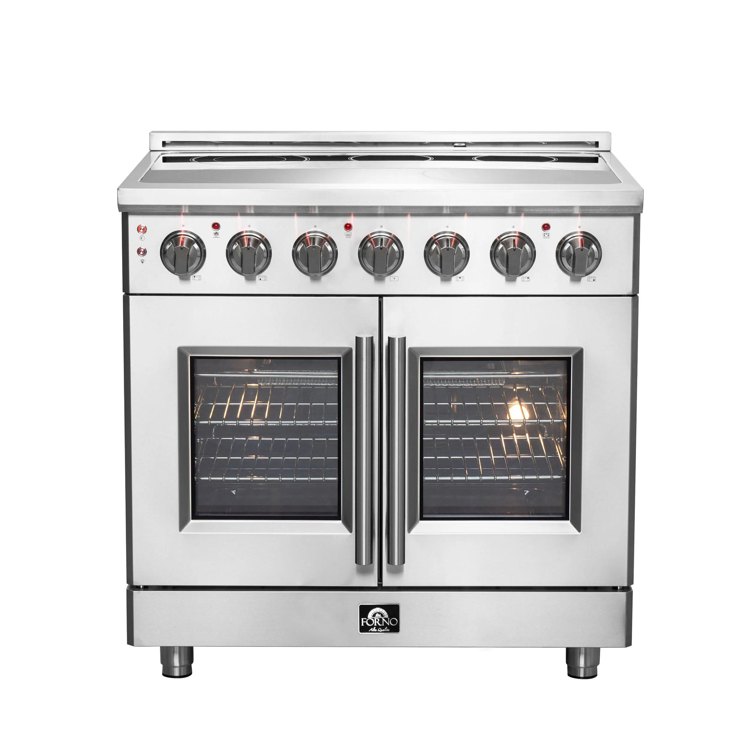 Forno FFSEL695536 Forno Massimo 36 Freestanding French Door Electric Range