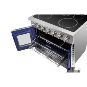 Forno FFSEL695536 Forno Massimo 36 Freestanding French Door Electric Range