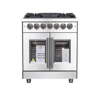 Forno FFSGS632530 Forno Massimo 30 Freestanding French Door Dual Fuel Range