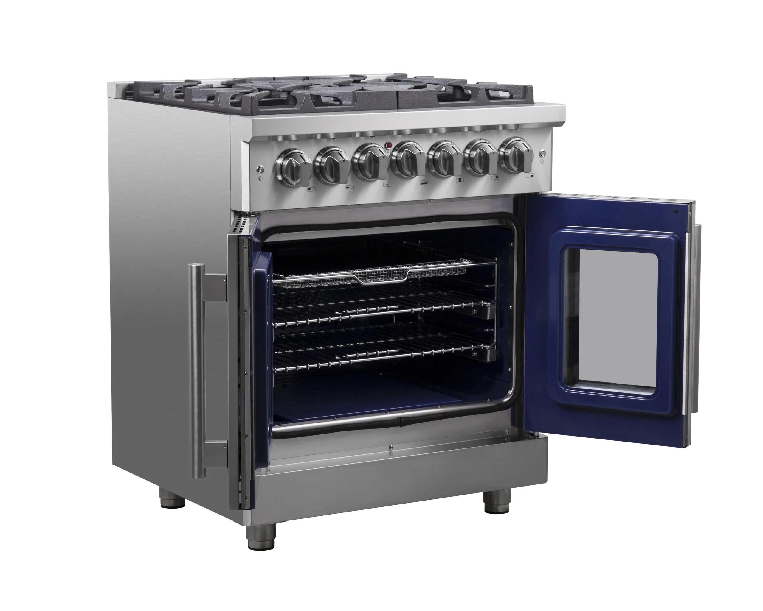 Forno FFSGS632530 Forno Massimo 30 Freestanding French Door Dual Fuel Range