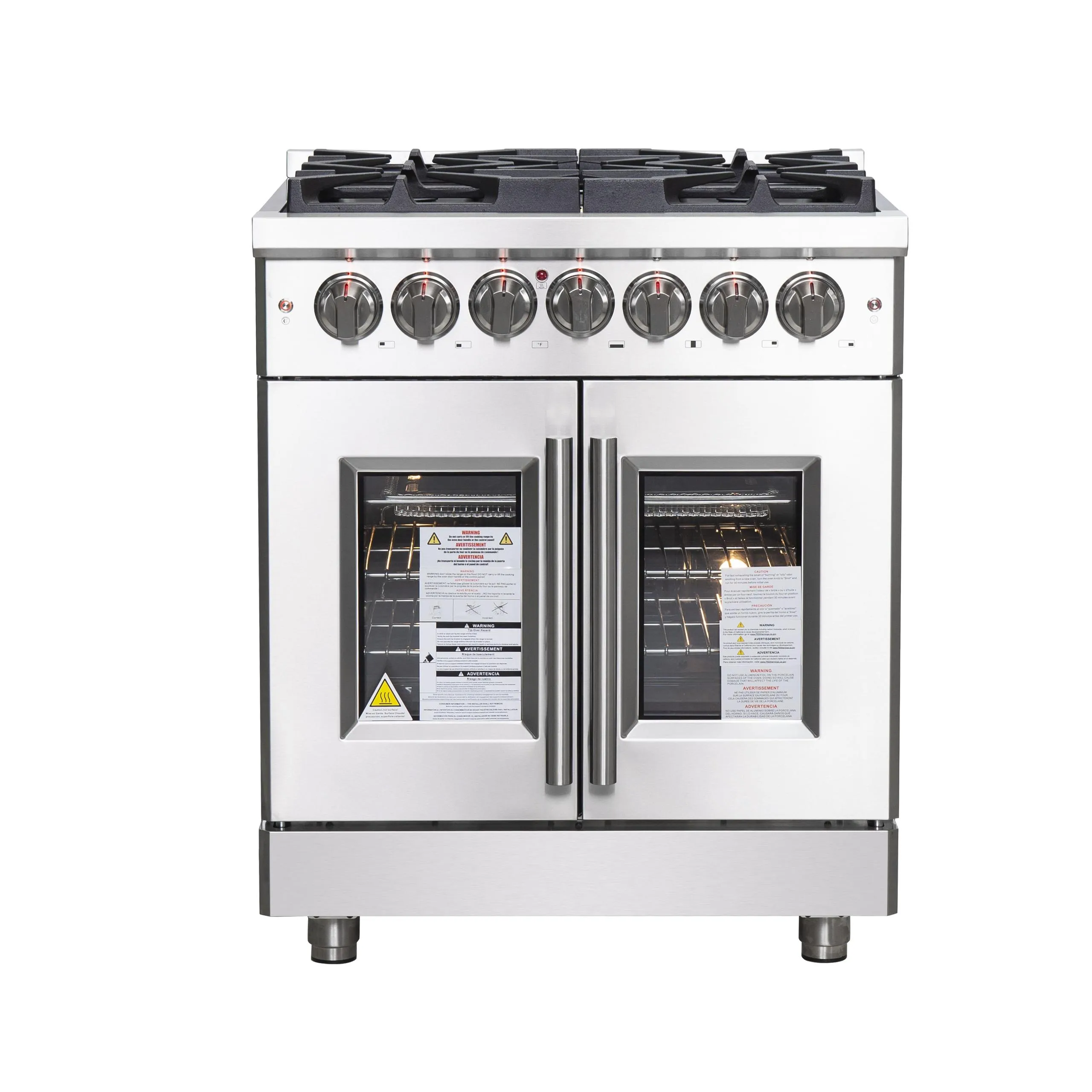 Forno FFSGS632530 Forno Massimo 30 Freestanding French Door Dual Fuel Range