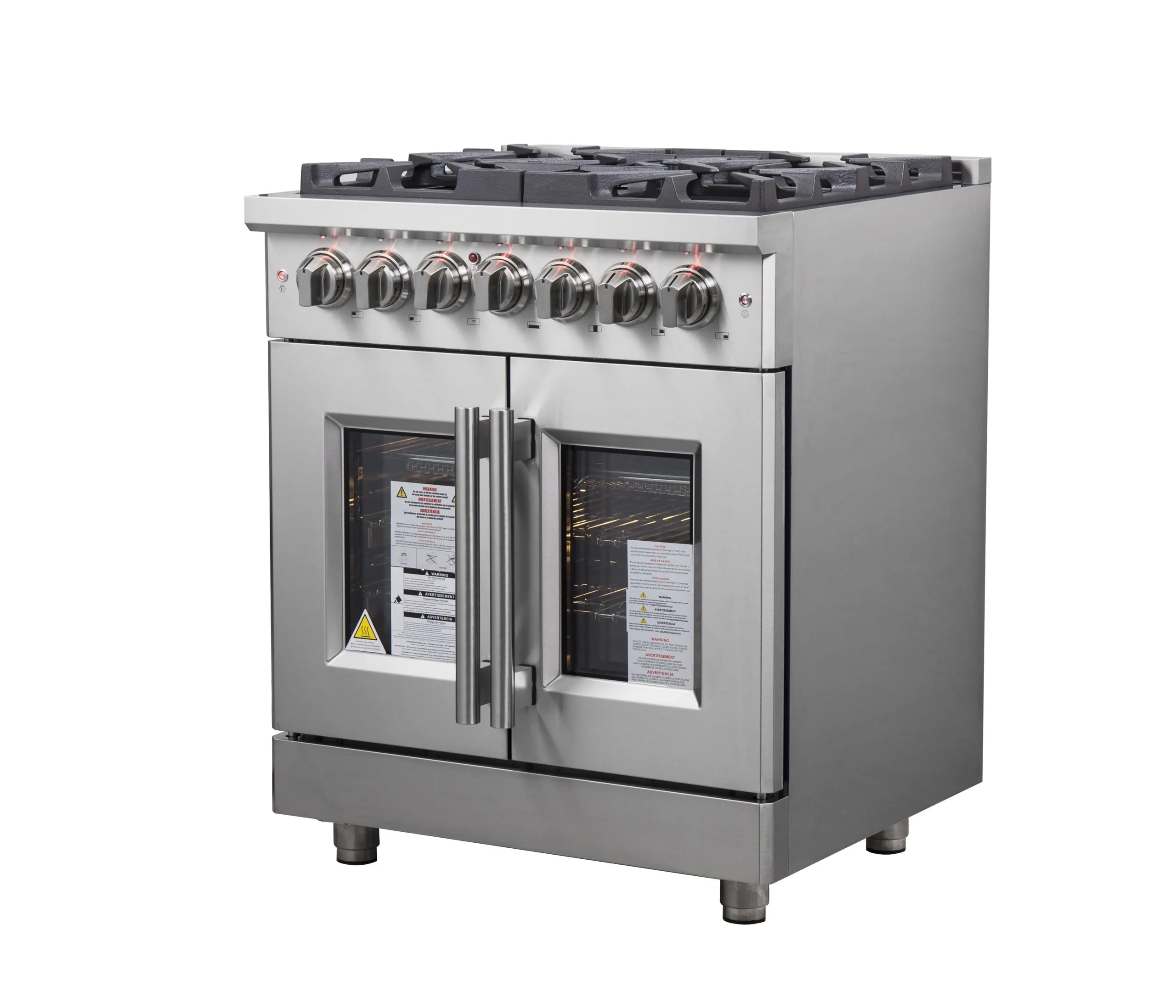 Forno FFSGS632530 Forno Massimo 30 Freestanding French Door Dual Fuel Range