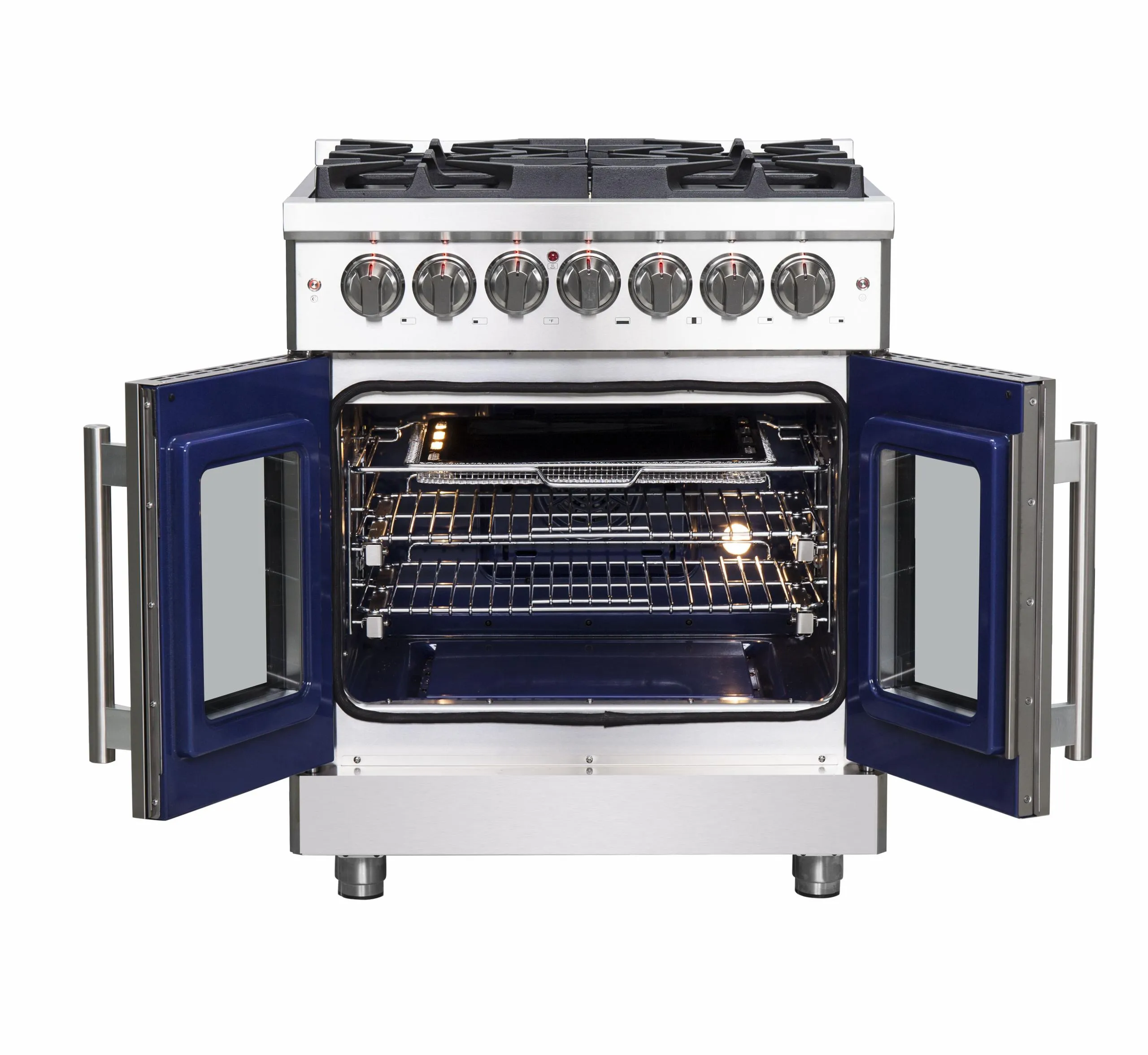 Forno FFSGS632530 Forno Massimo 30 Freestanding French Door Dual Fuel Range