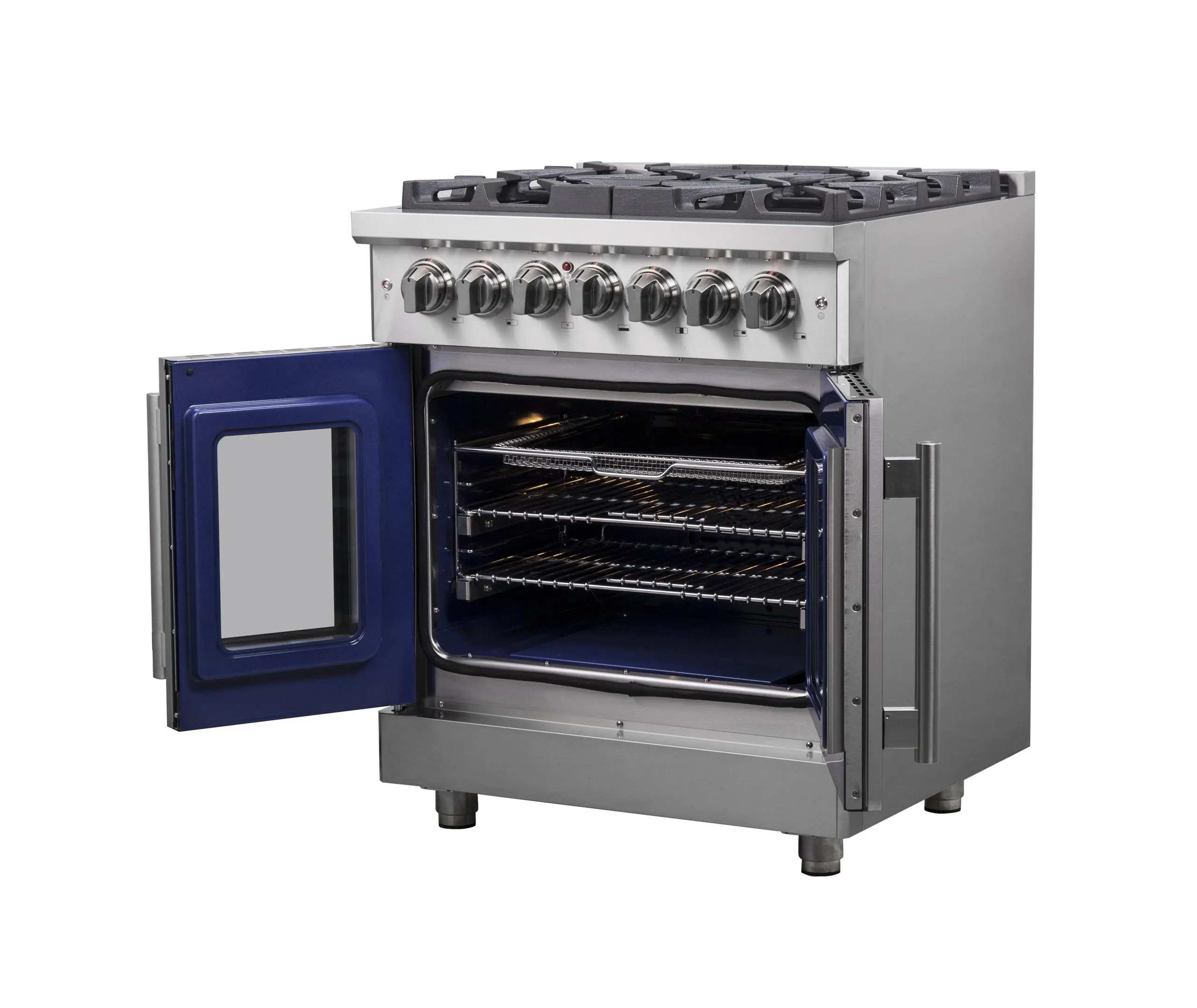 Forno FFSGS632530 Forno Massimo 30 Freestanding French Door Dual Fuel Range