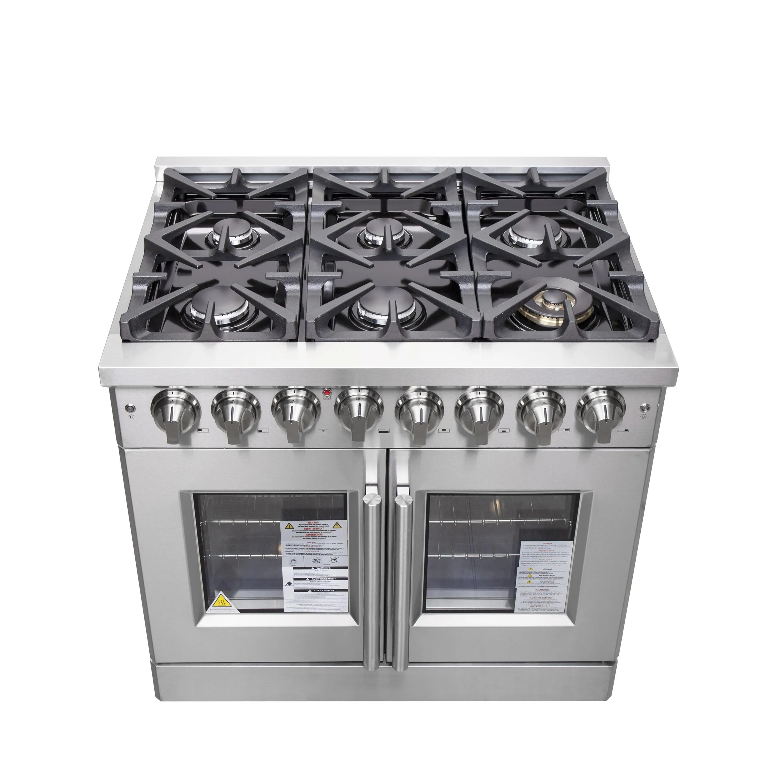 Forno FFSGS632536 Forno Massimo 36 Freestanding French Door Dual Fuel Range
