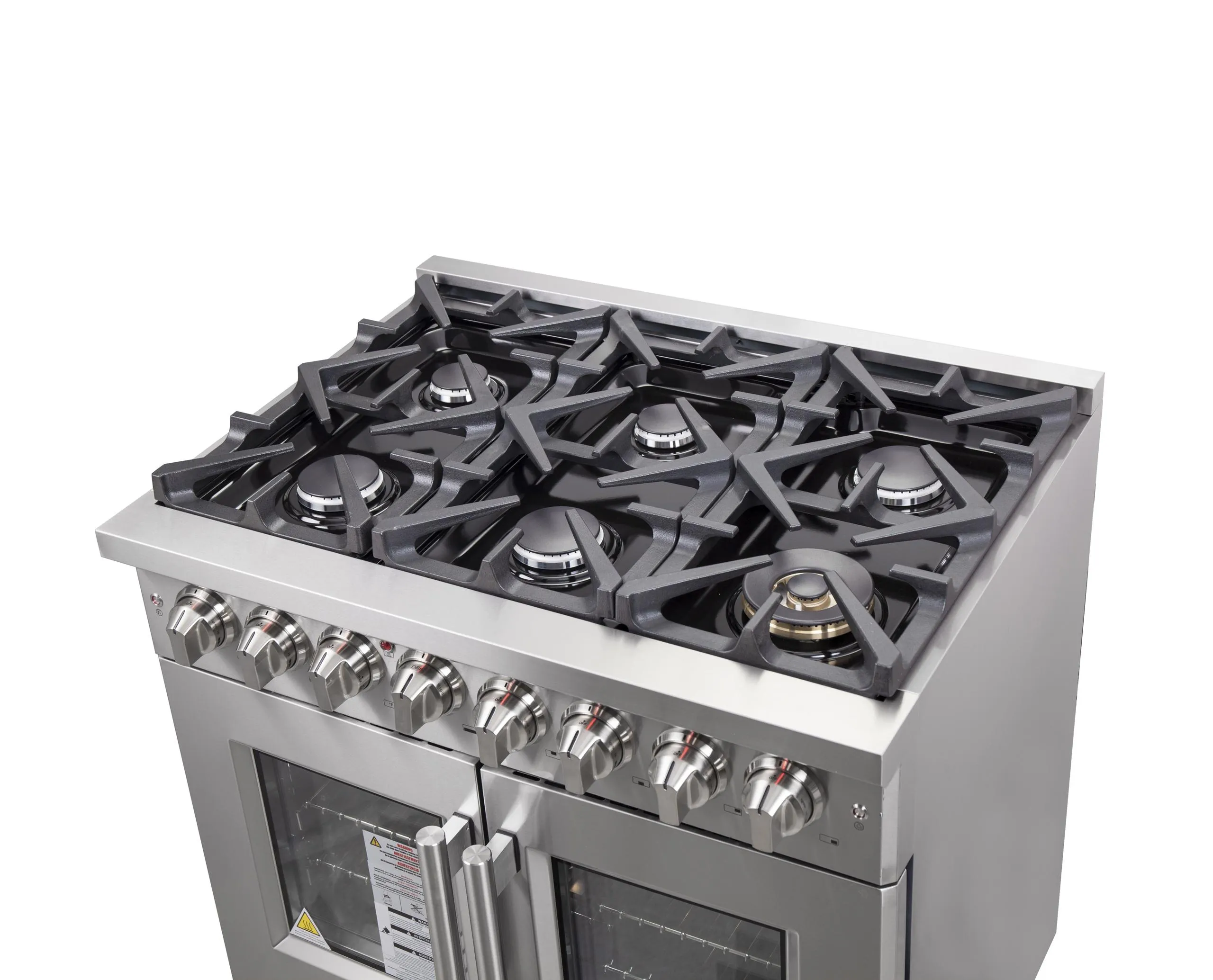 Forno FFSGS632536 Forno Massimo 36 Freestanding French Door Dual Fuel Range