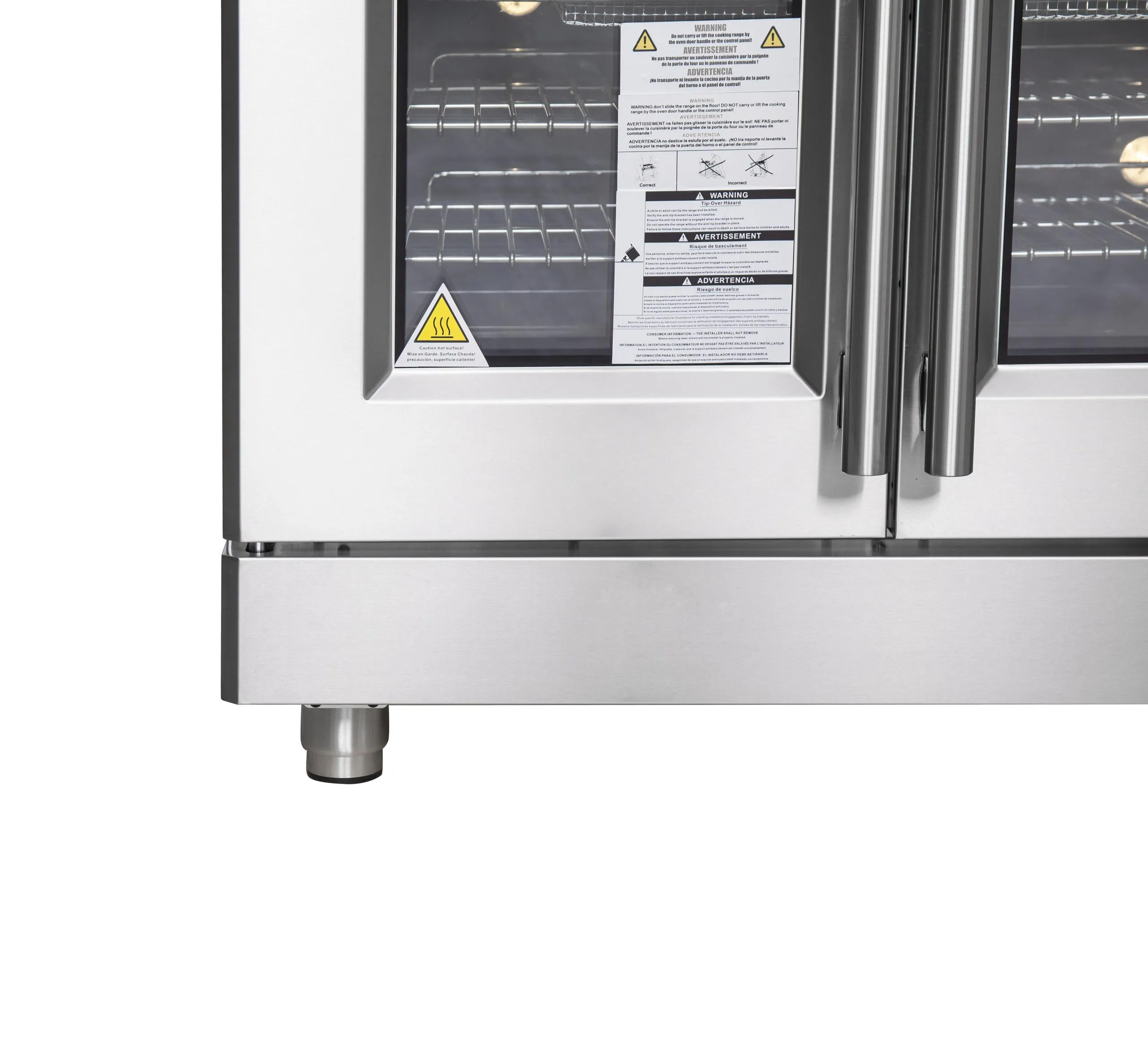Forno FFSGS632536 Forno Massimo 36 Freestanding French Door Dual Fuel Range