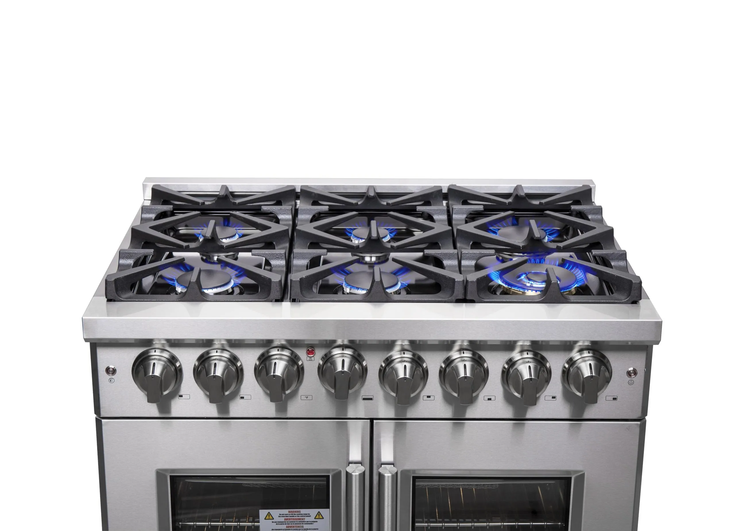 Forno FFSGS632536 Forno Massimo 36 Freestanding French Door Dual Fuel Range