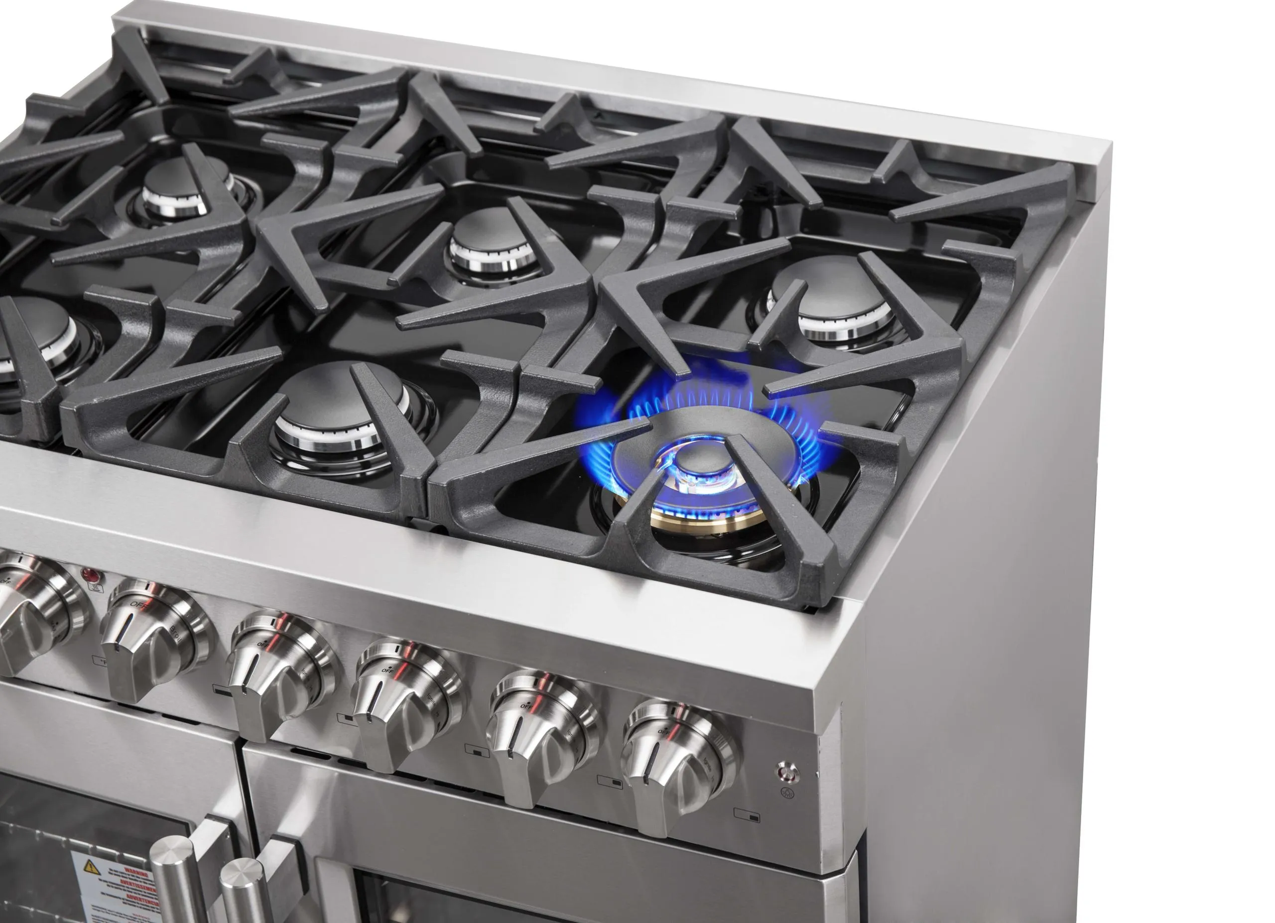 Forno FFSGS632536 Forno Massimo 36 Freestanding French Door Dual Fuel Range