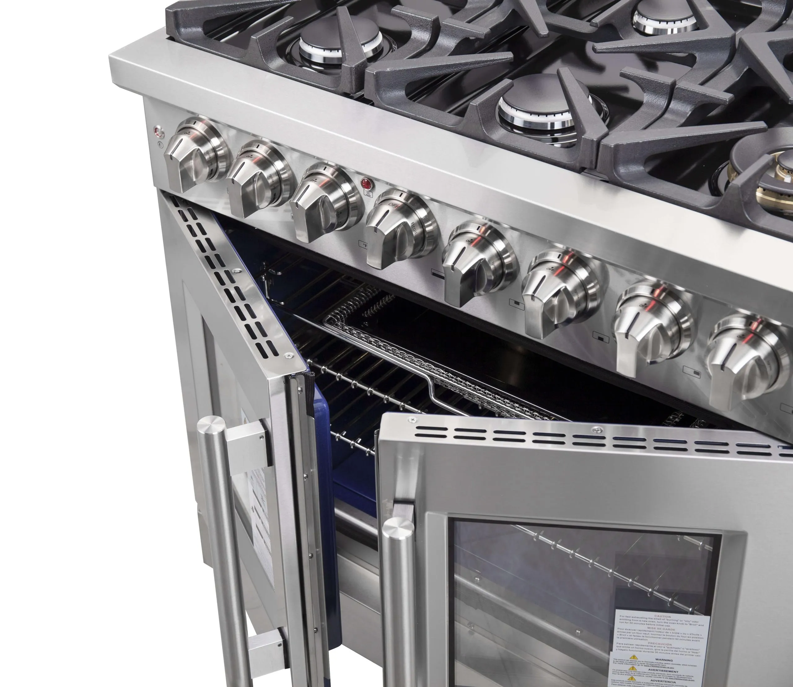 Forno FFSGS632536 Forno Massimo 36 Freestanding French Door Dual Fuel Range
